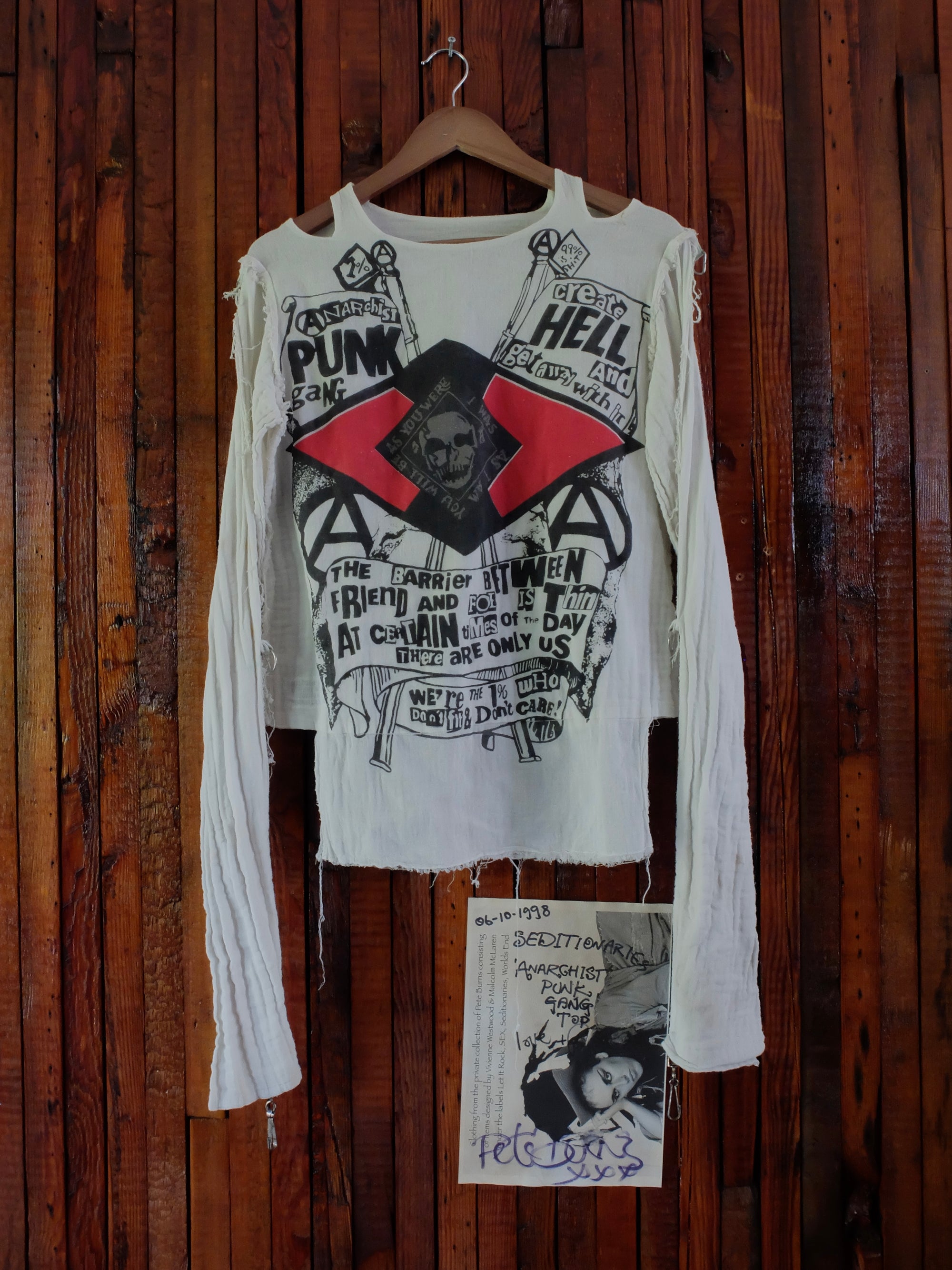 vivienne westwood seditionaries punk hell Muslin