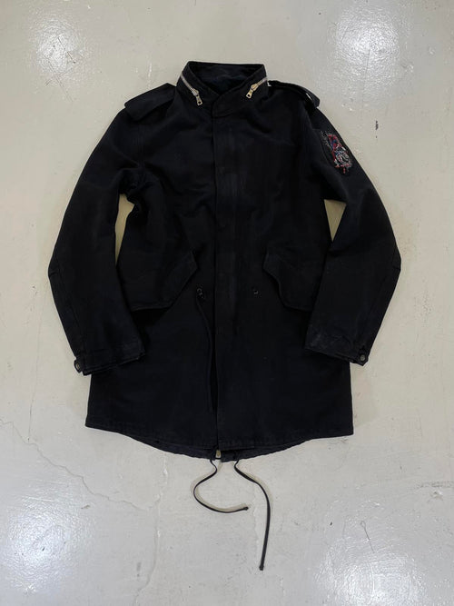 Balmain aw07 Arm patch trench coat