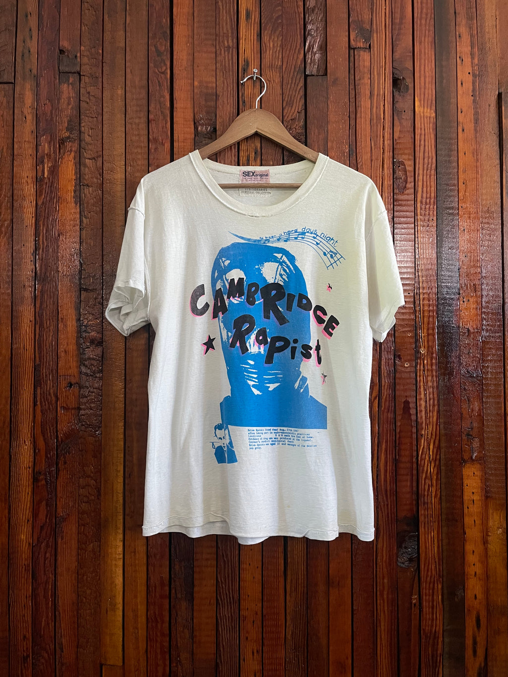 Westwood/McLaren: Seditionaries 'Cambridge R**ist' tee