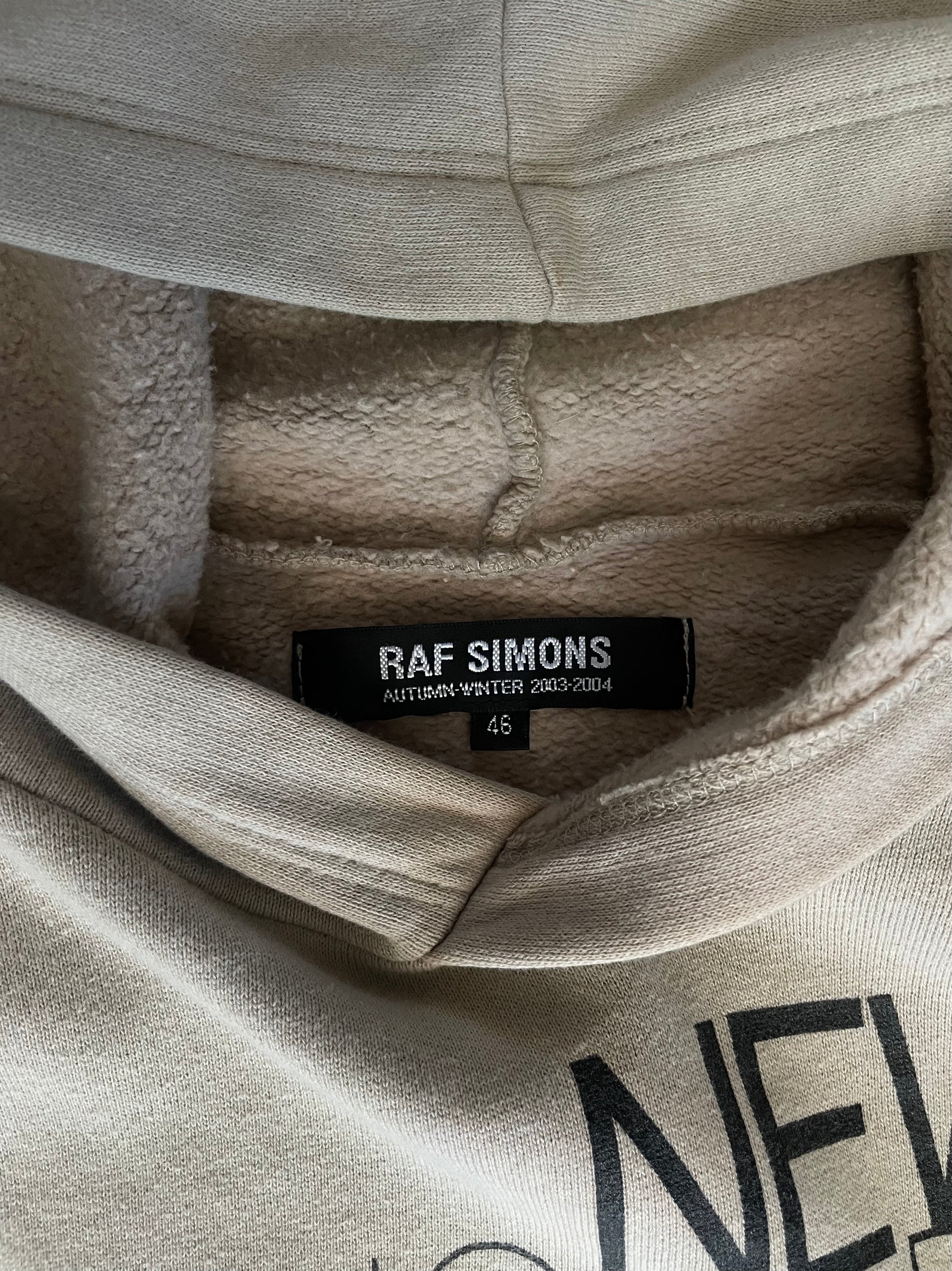 RAF Simon’s “new hand of god”
