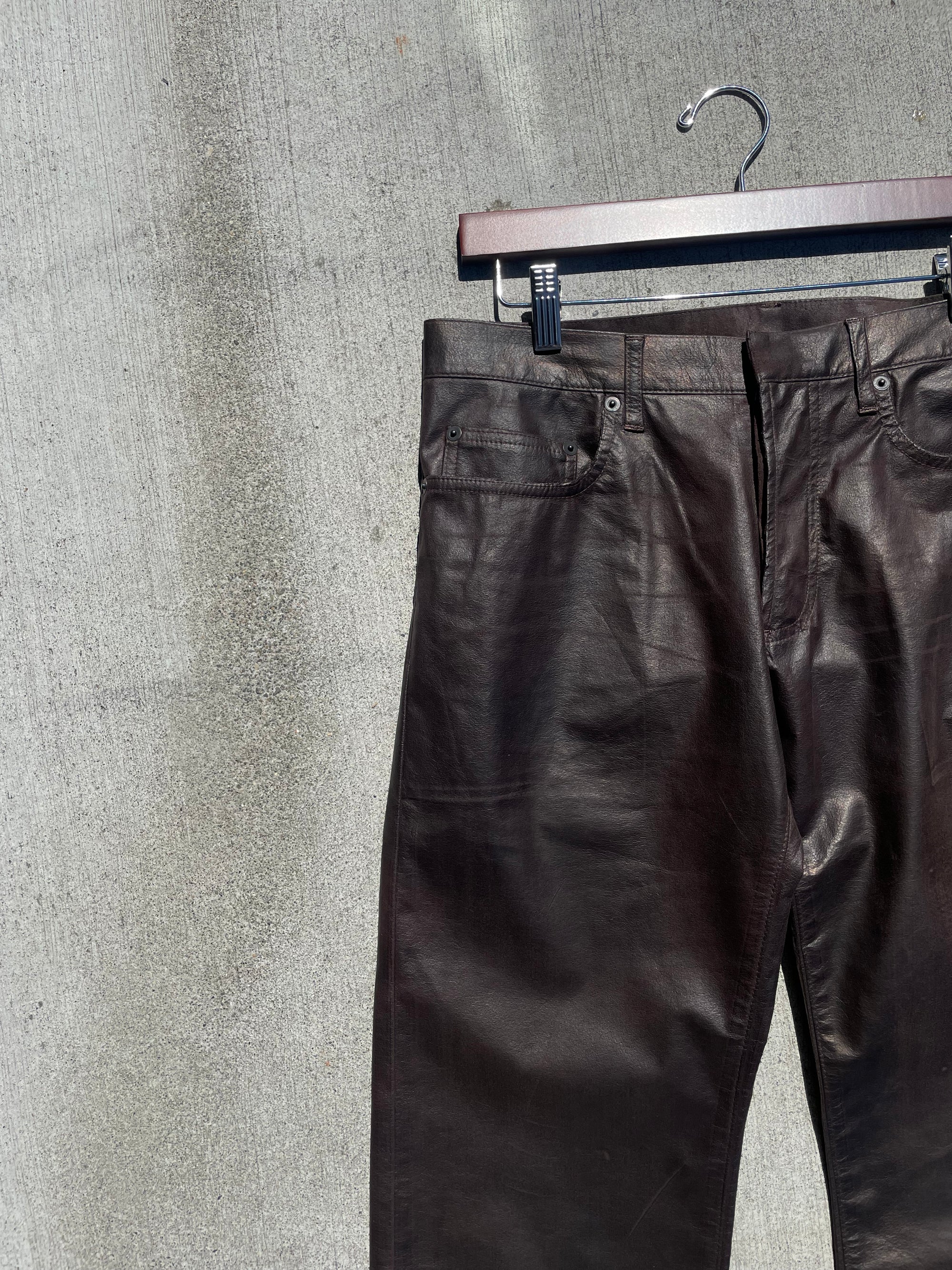 Aw2004 "VOTC" Brown Dior Sample Alcantara