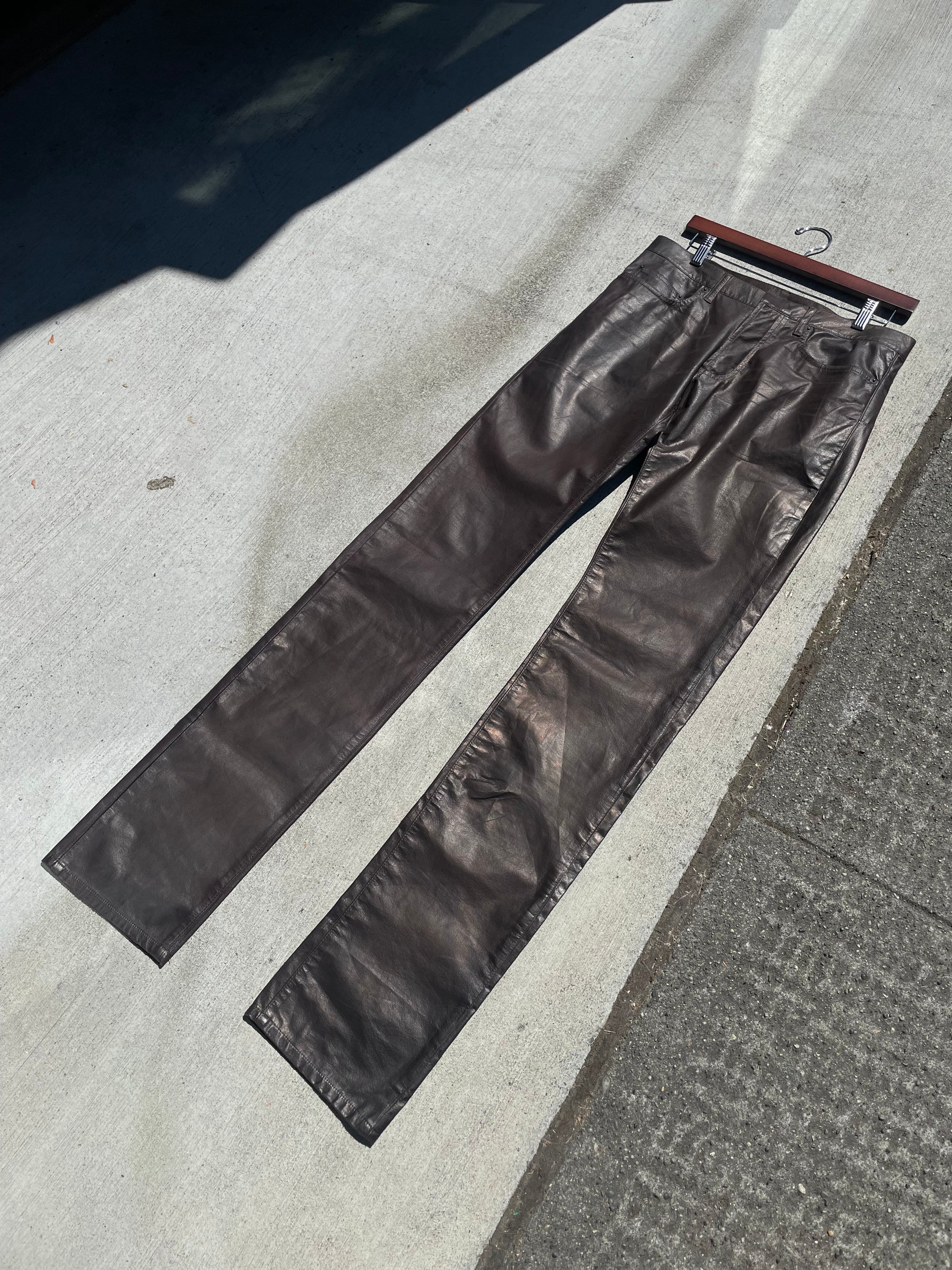 Aw2004 "VOTC" Brown Dior Sample Alcantara