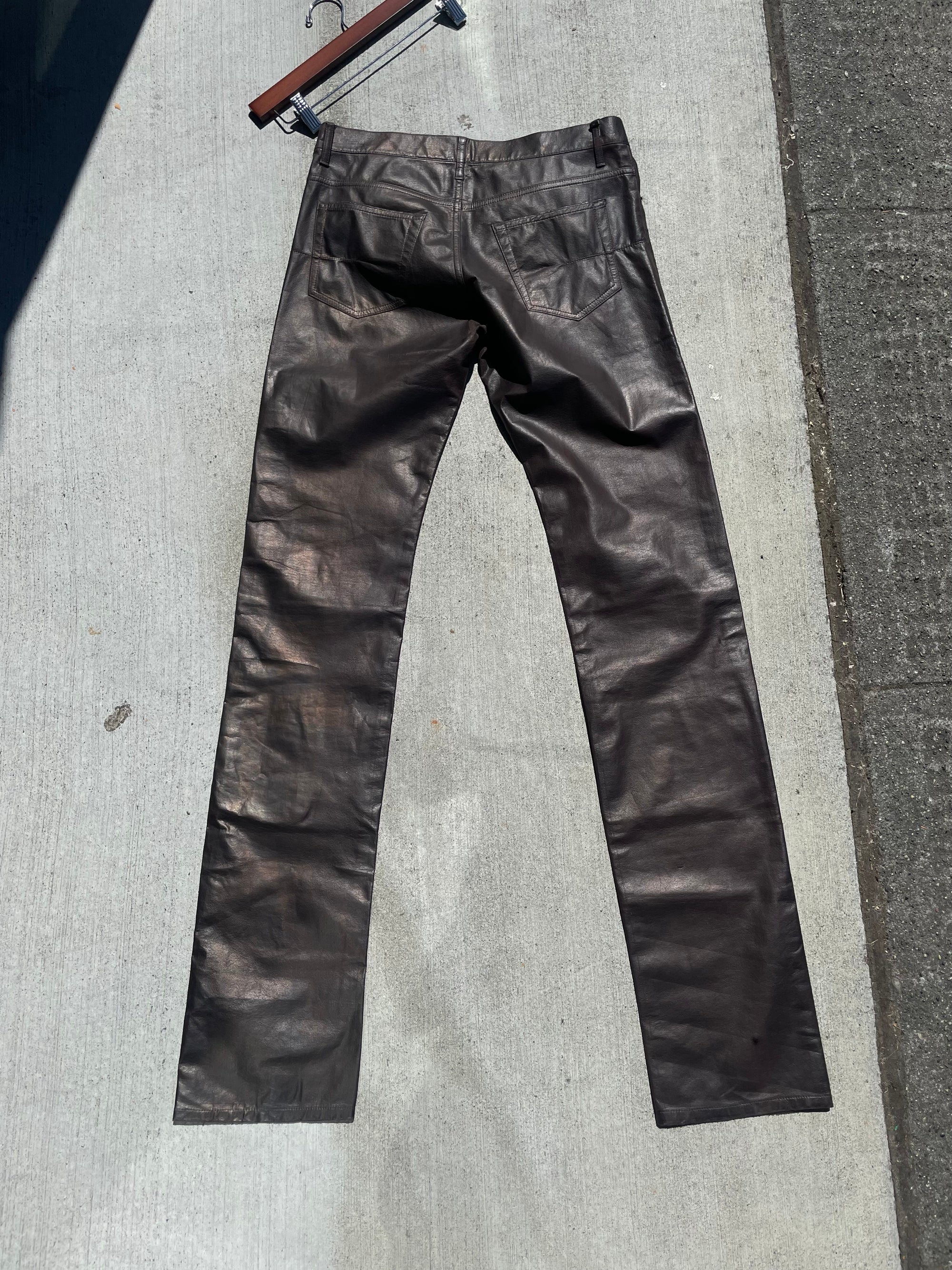 Aw2004 "VOTC" Brown Dior Sample Alcantara