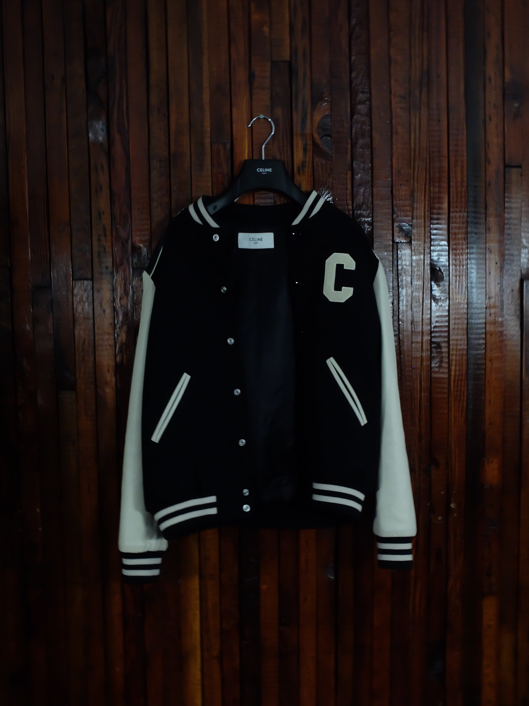 Celine by Hedi Slimane Varsity Jacket