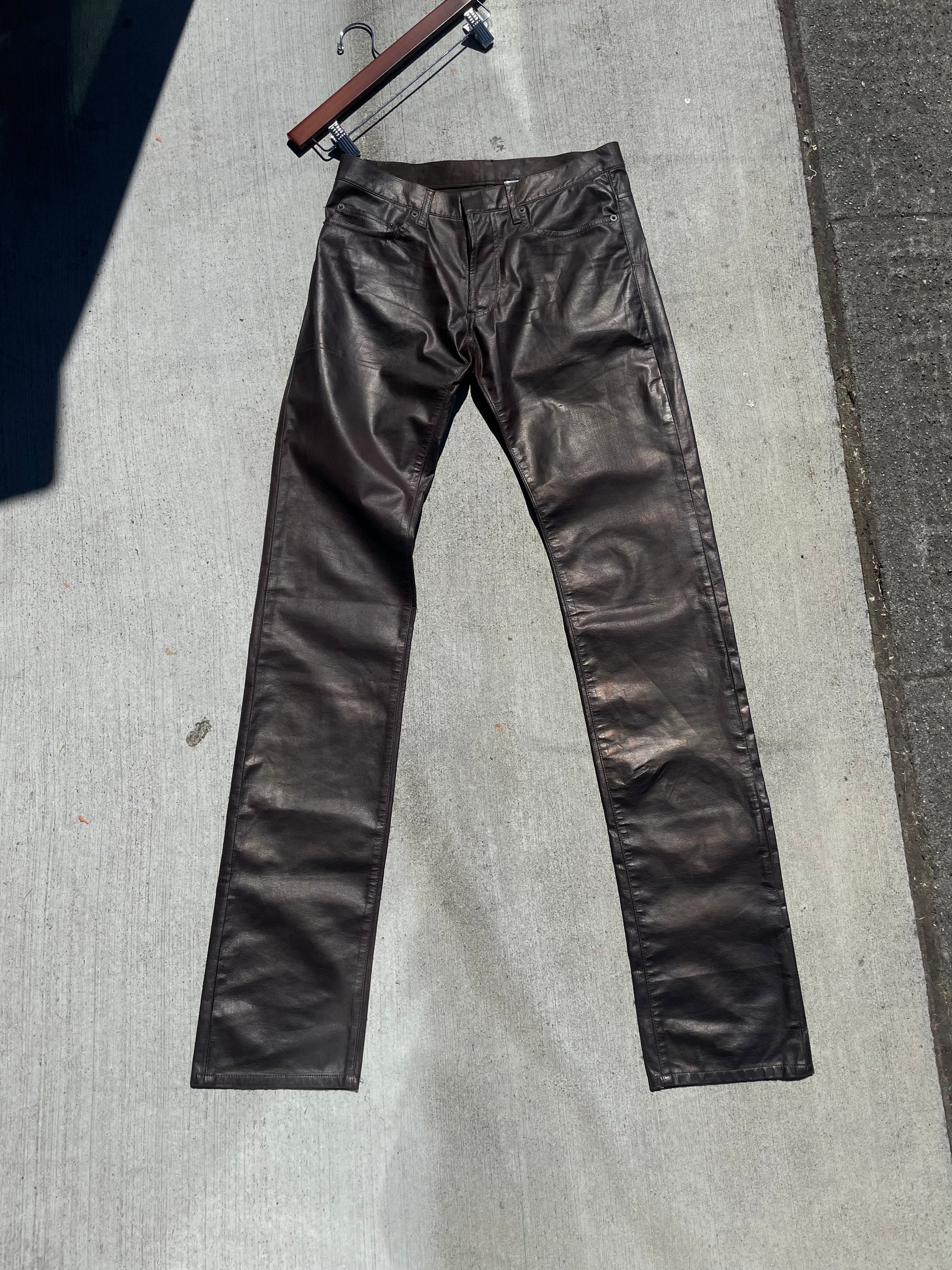 Aw2004 "VOTC" Brown Dior Sample Alcantara