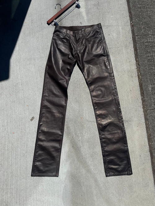 Aw2004 "VOTC" Brown Dior Sample Alcantara