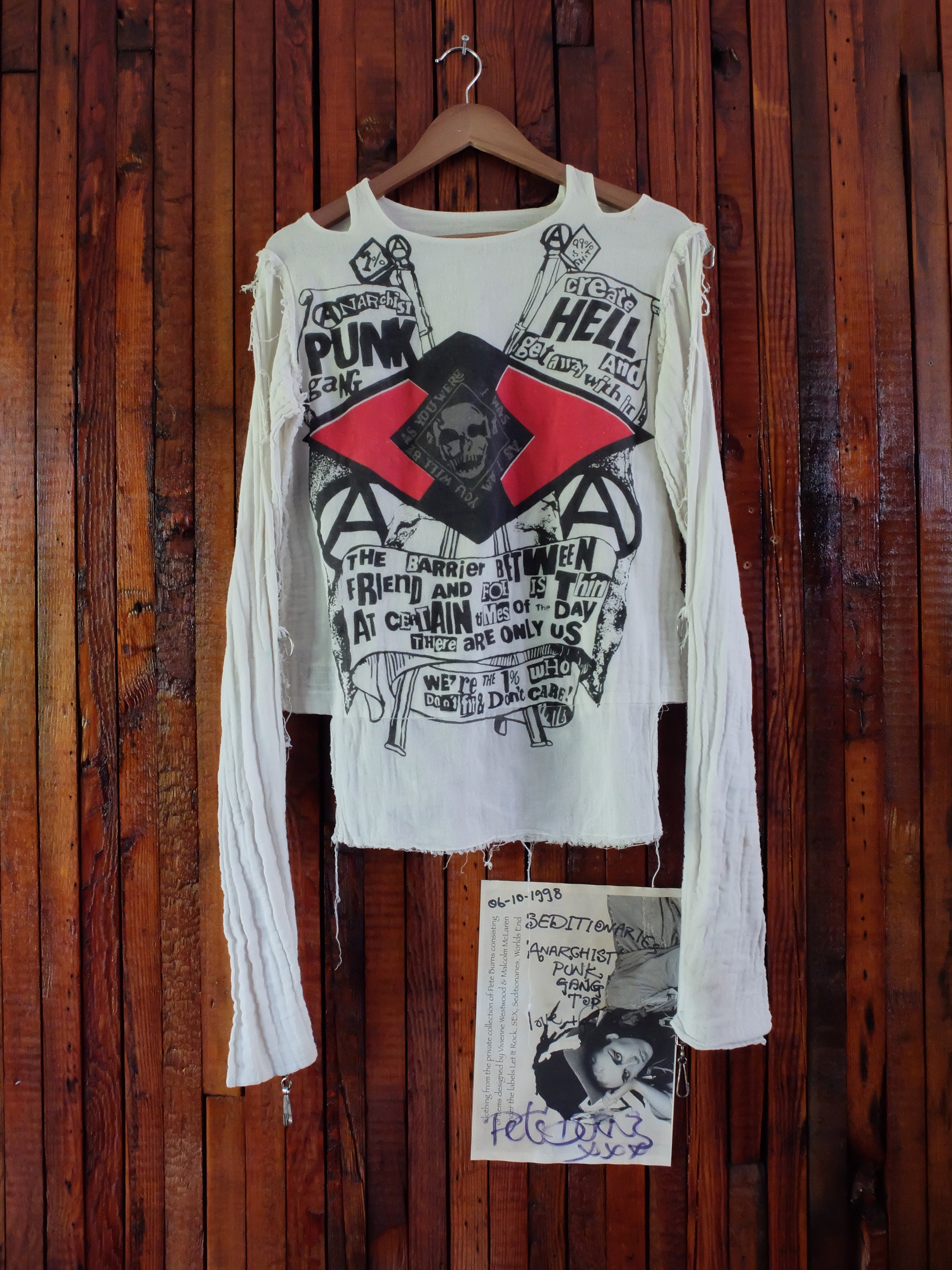 vivienne westwood seditionaries punk hell Muslin