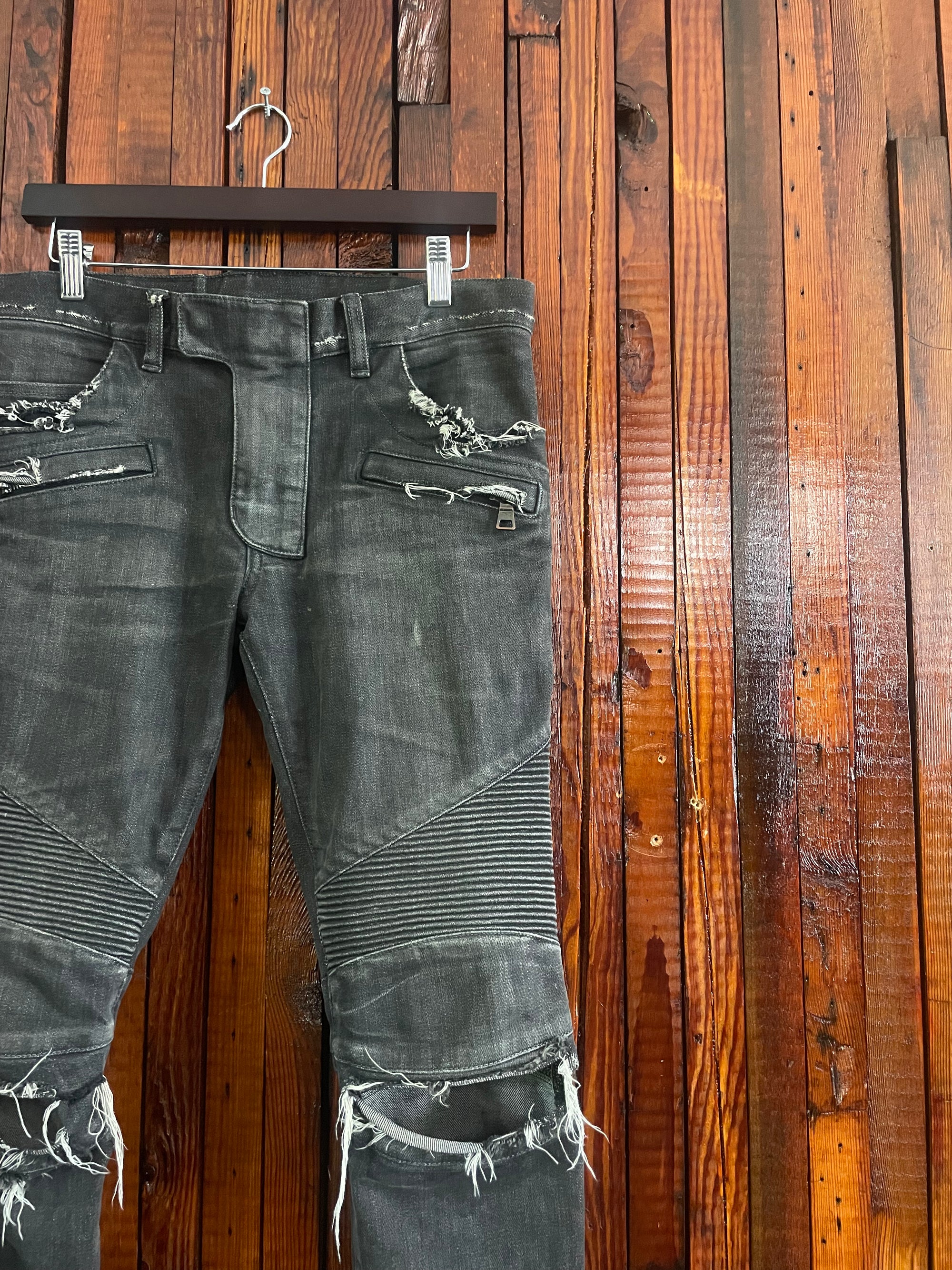 Aw11 Balmain biker jeans