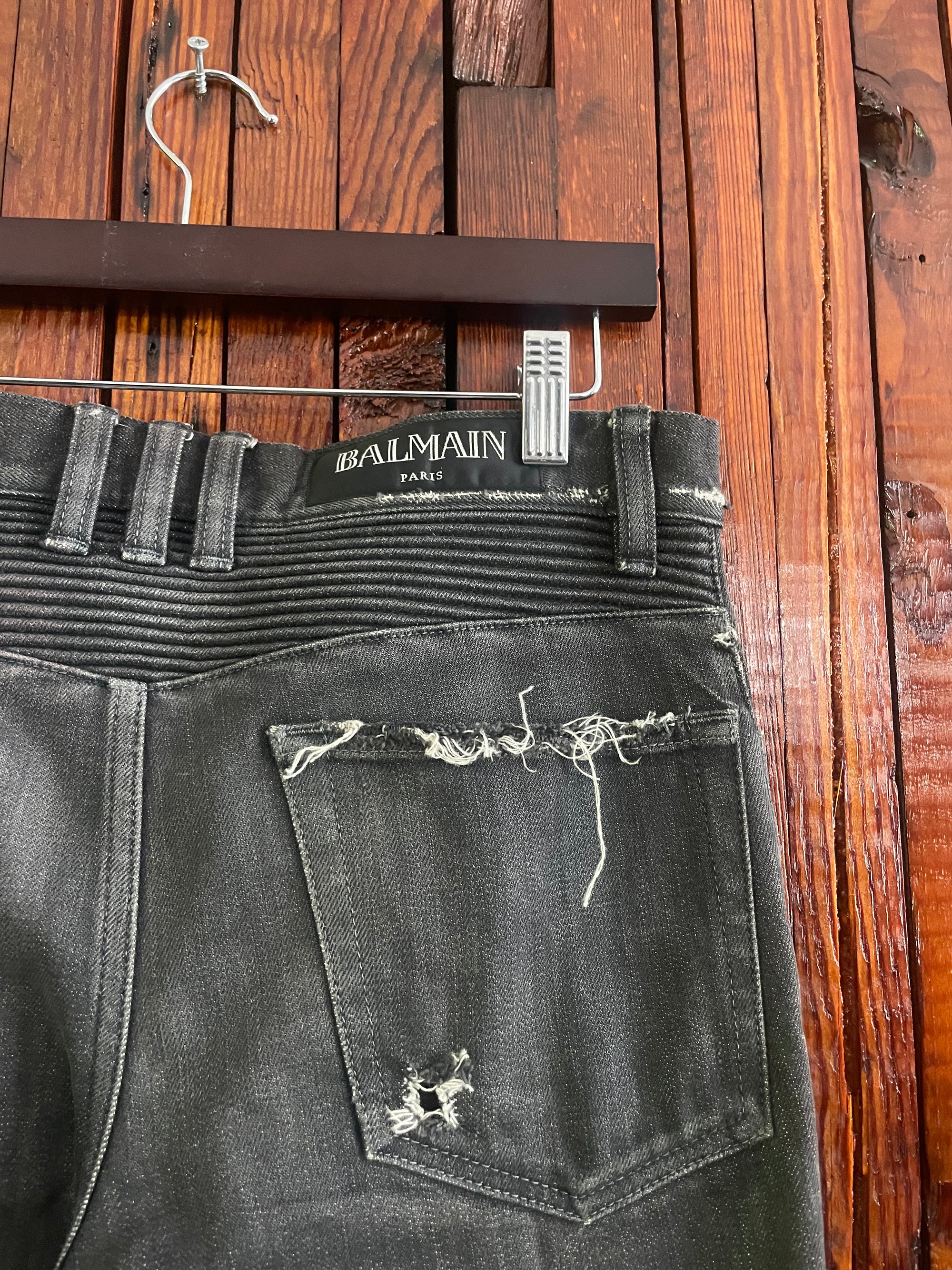 Aw11 Balmain biker jeans