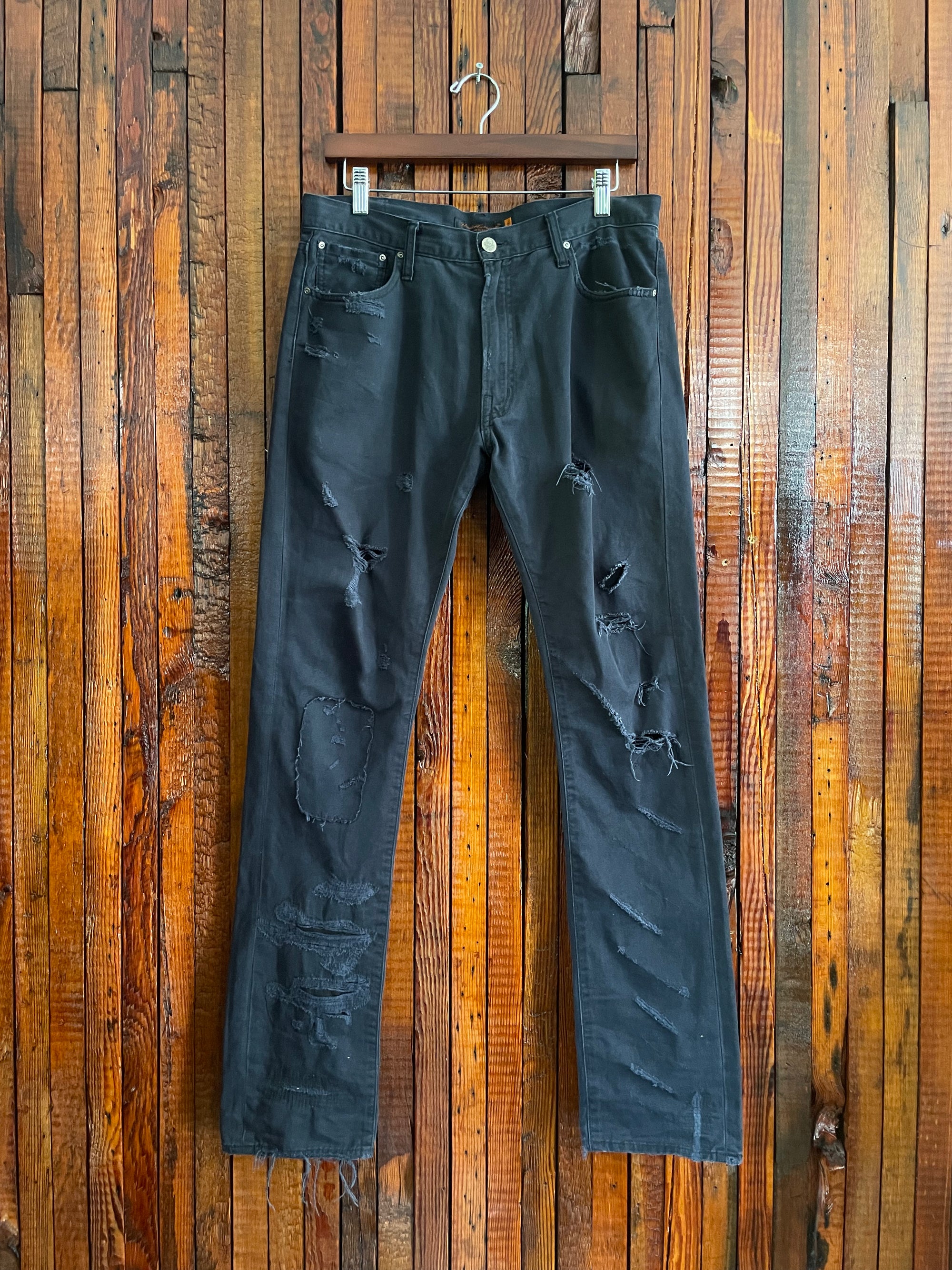 Ss2005 undercover “but beautiful “ 60 black denim