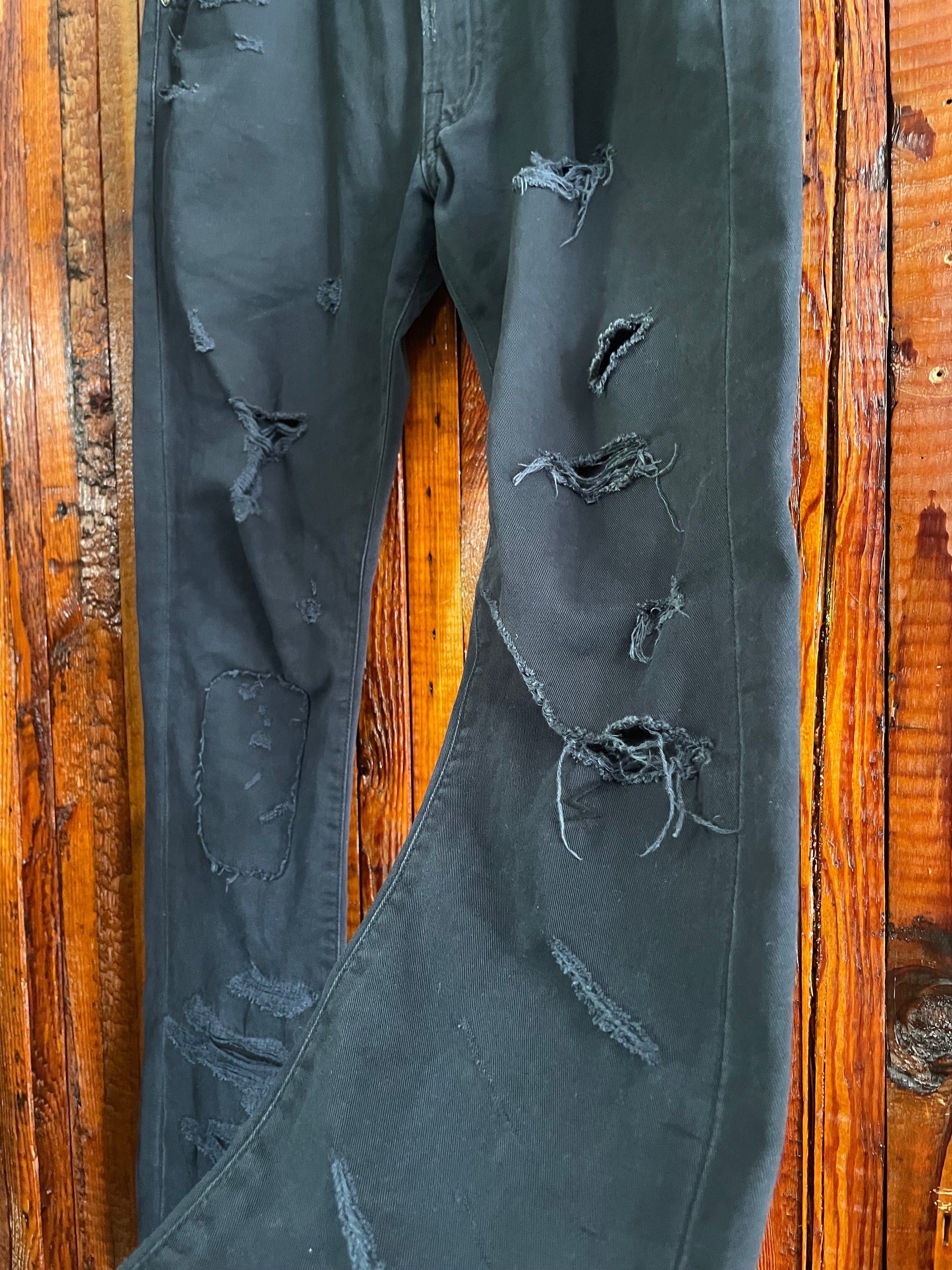Ss2005 undercover “but beautiful “ 60 black denim