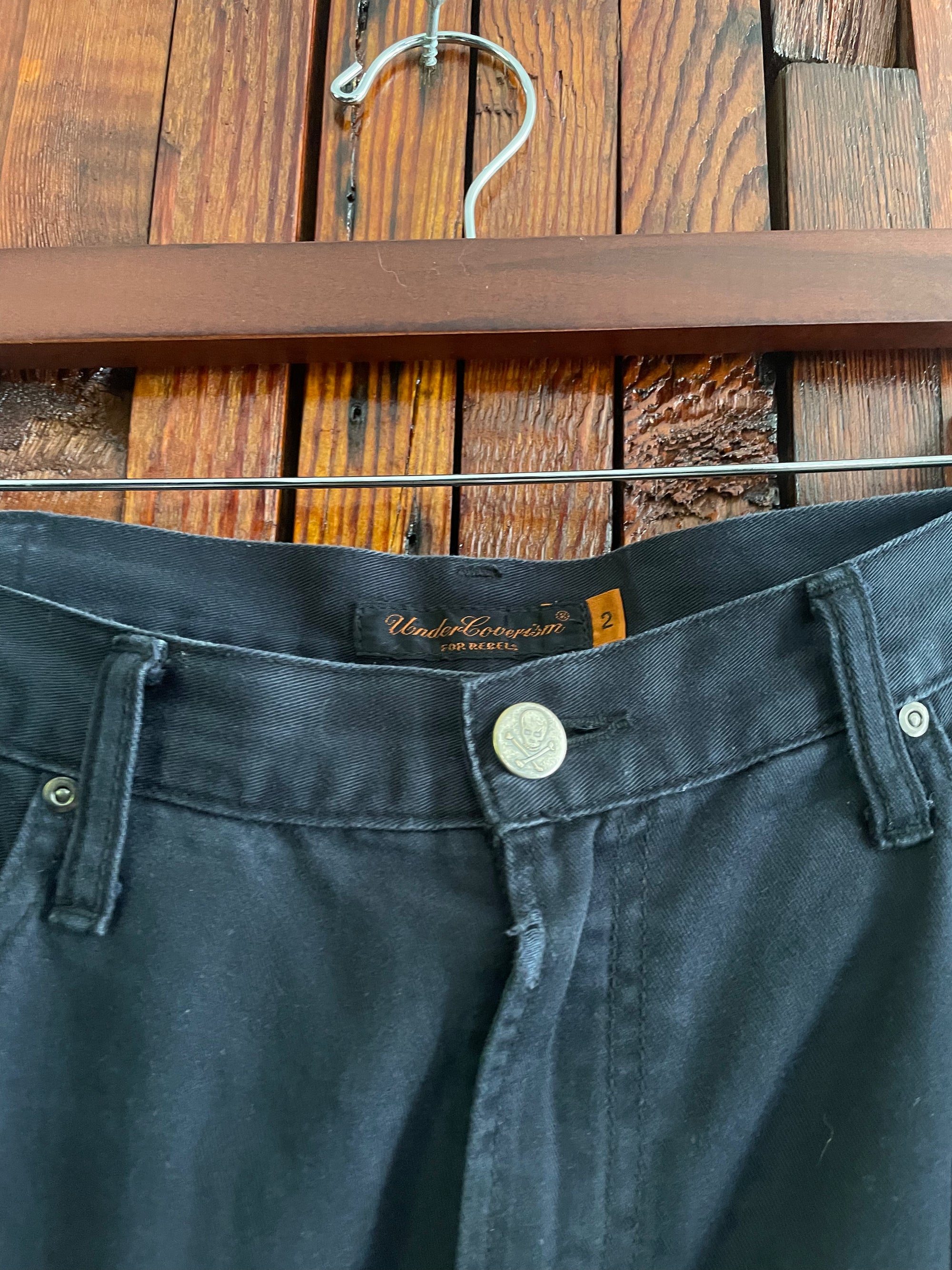 Ss2005 undercover “but beautiful “ 60 black denim