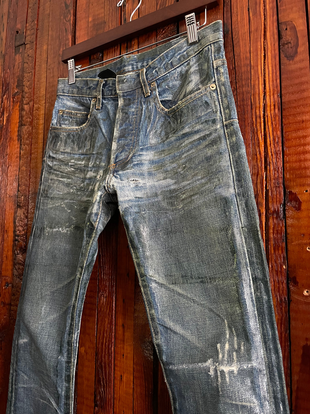 Aw03 Dior blue luster denim