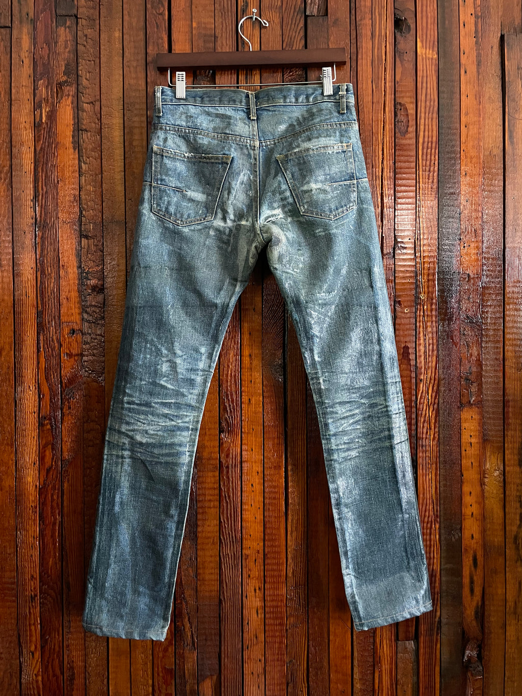 Aw03 Dior blue luster denim