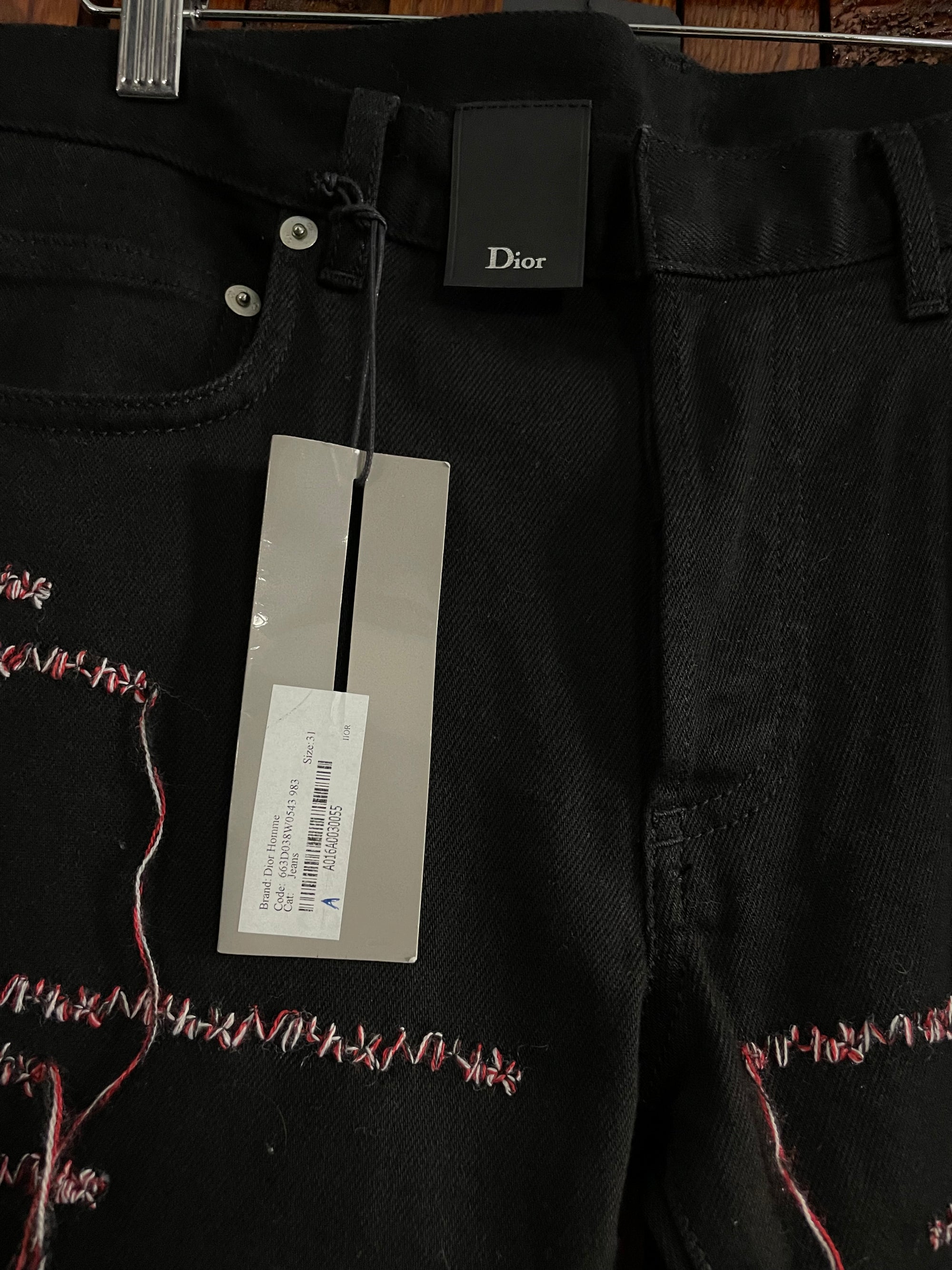 Dior Homme Stitch Jeans by KVA