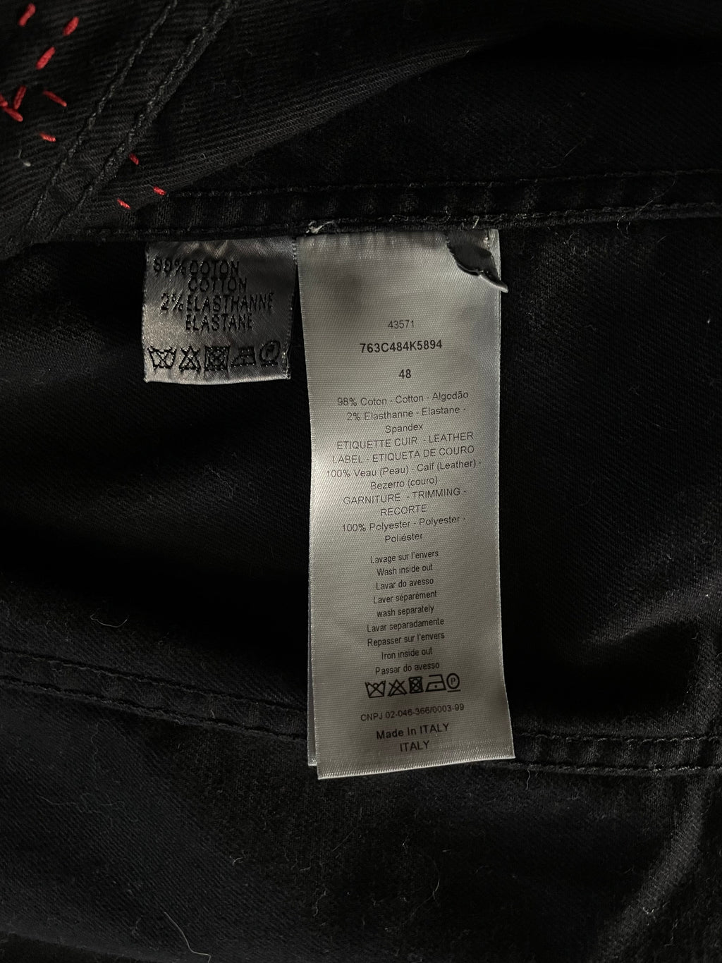 Dior Homme Toru Kamei Denim Jacket