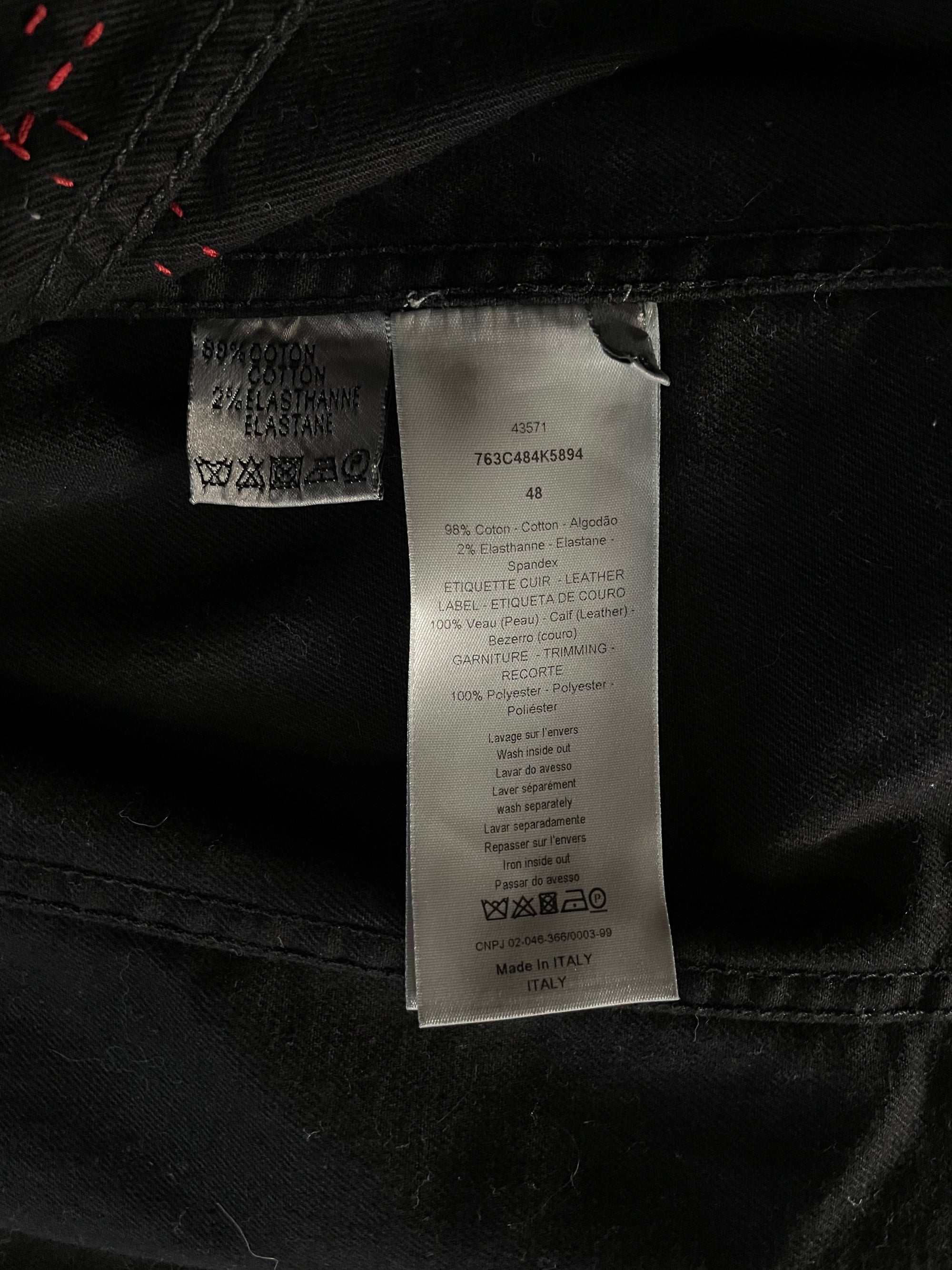Dior Homme Toru Kamei Denim Jacket