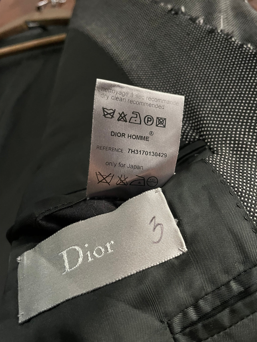 Dior Homme AW2007 Distressed Blazer by Hedi Slimane