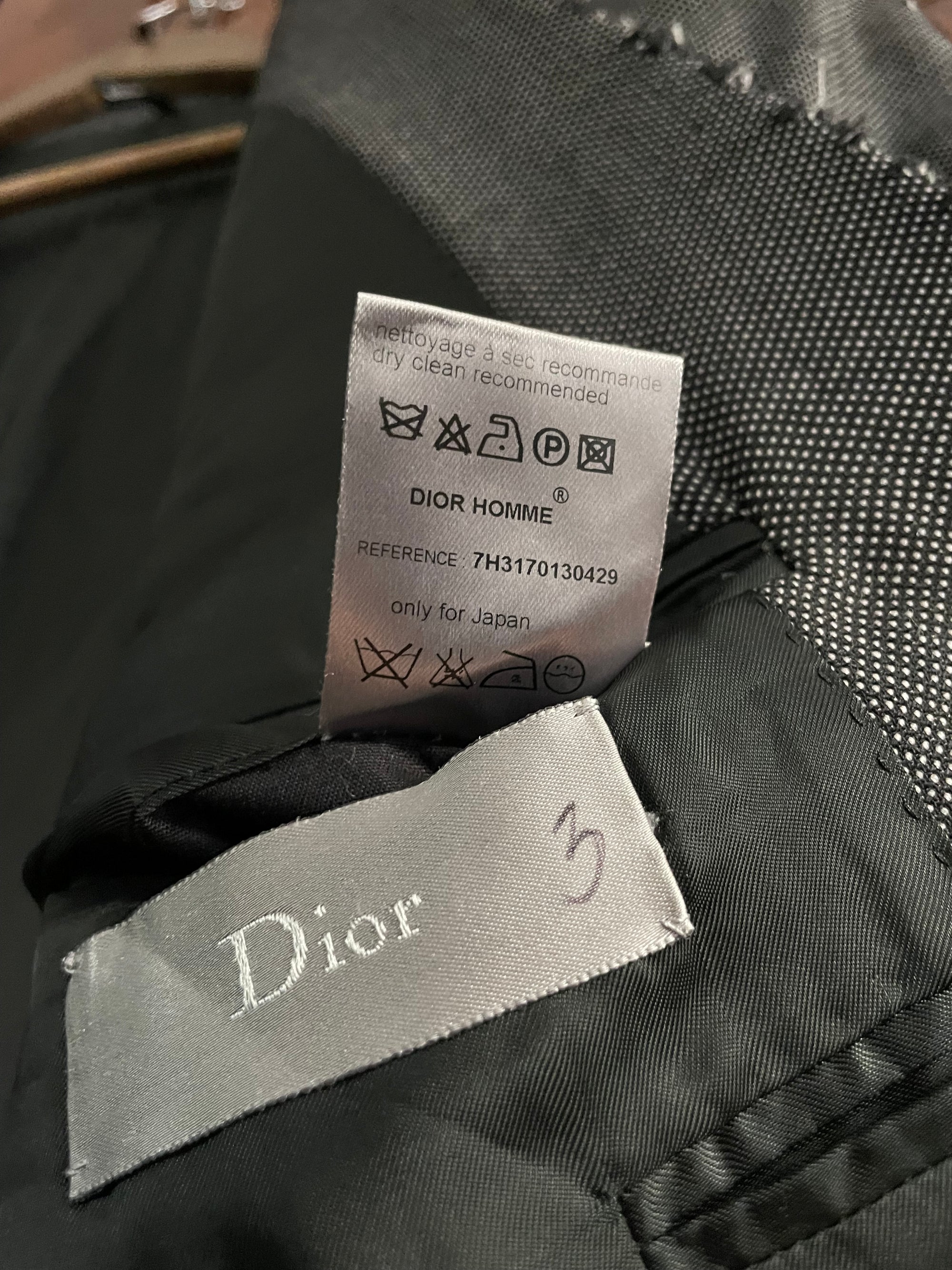 Dior Homme AW2007 Distressed Blazer by Hedi Slimane