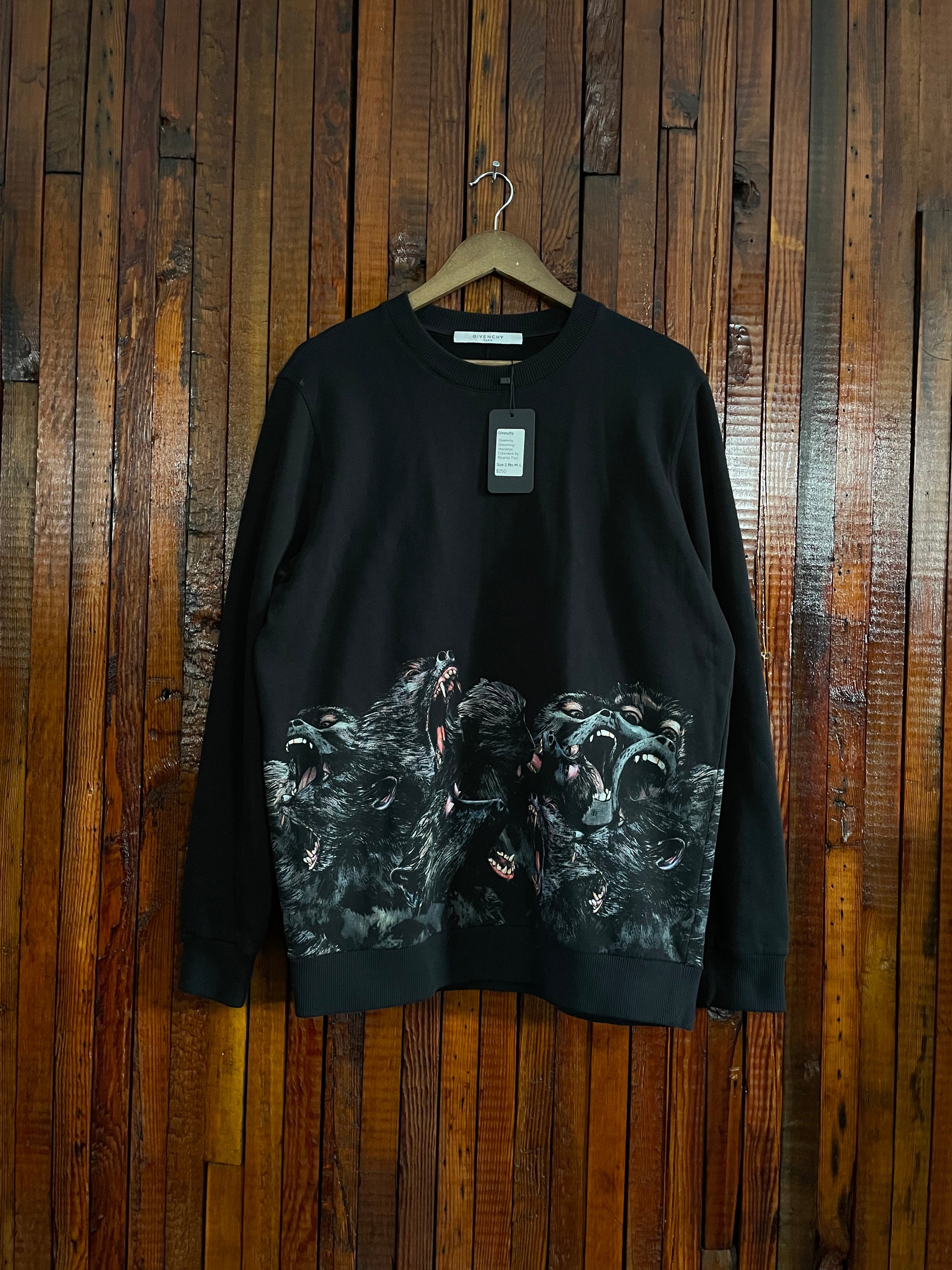 Givenchy “Screaming Monkeys” Sweatshirt