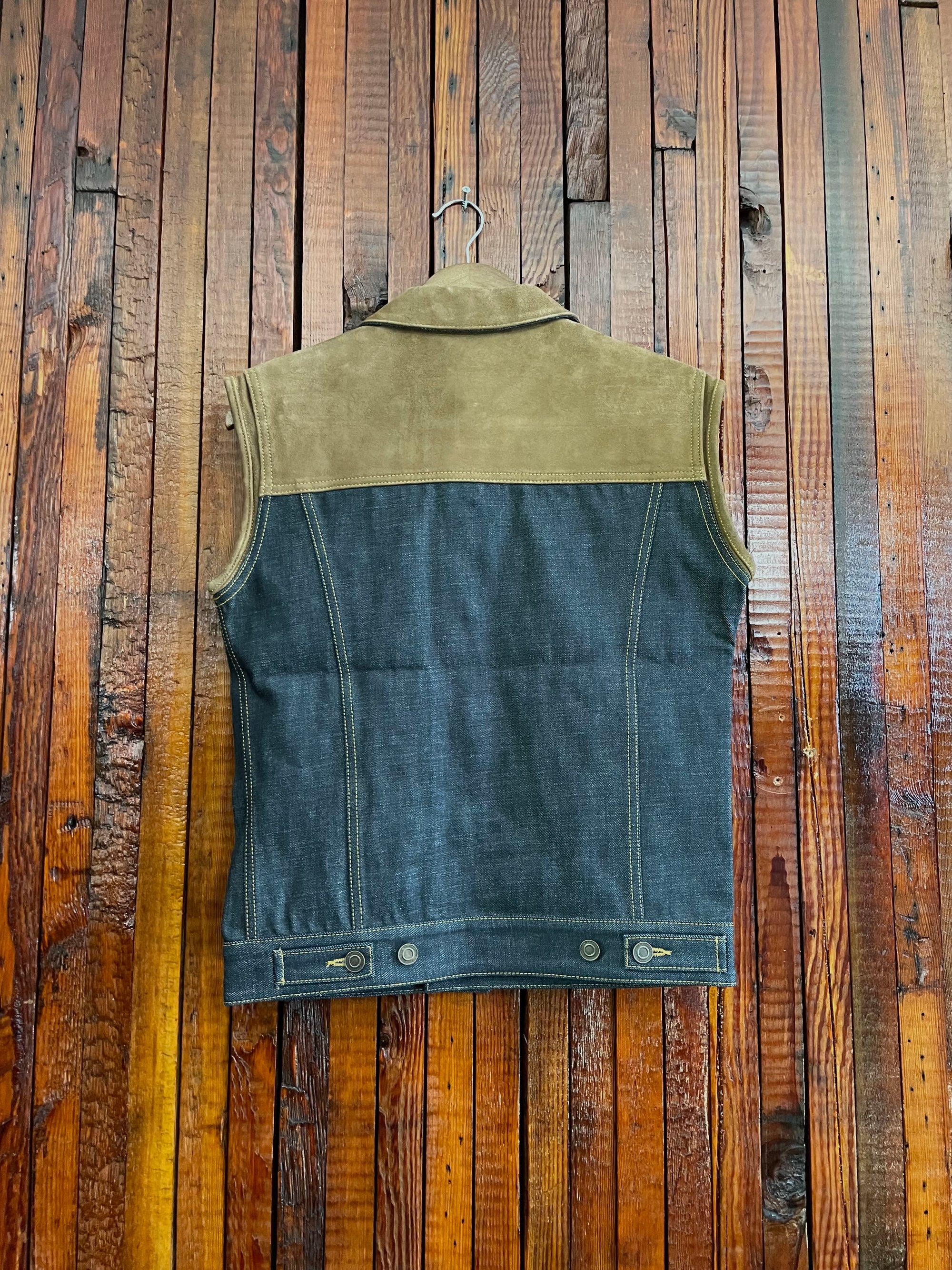 Saint Laurent Paris 2014 sample Leather Vest