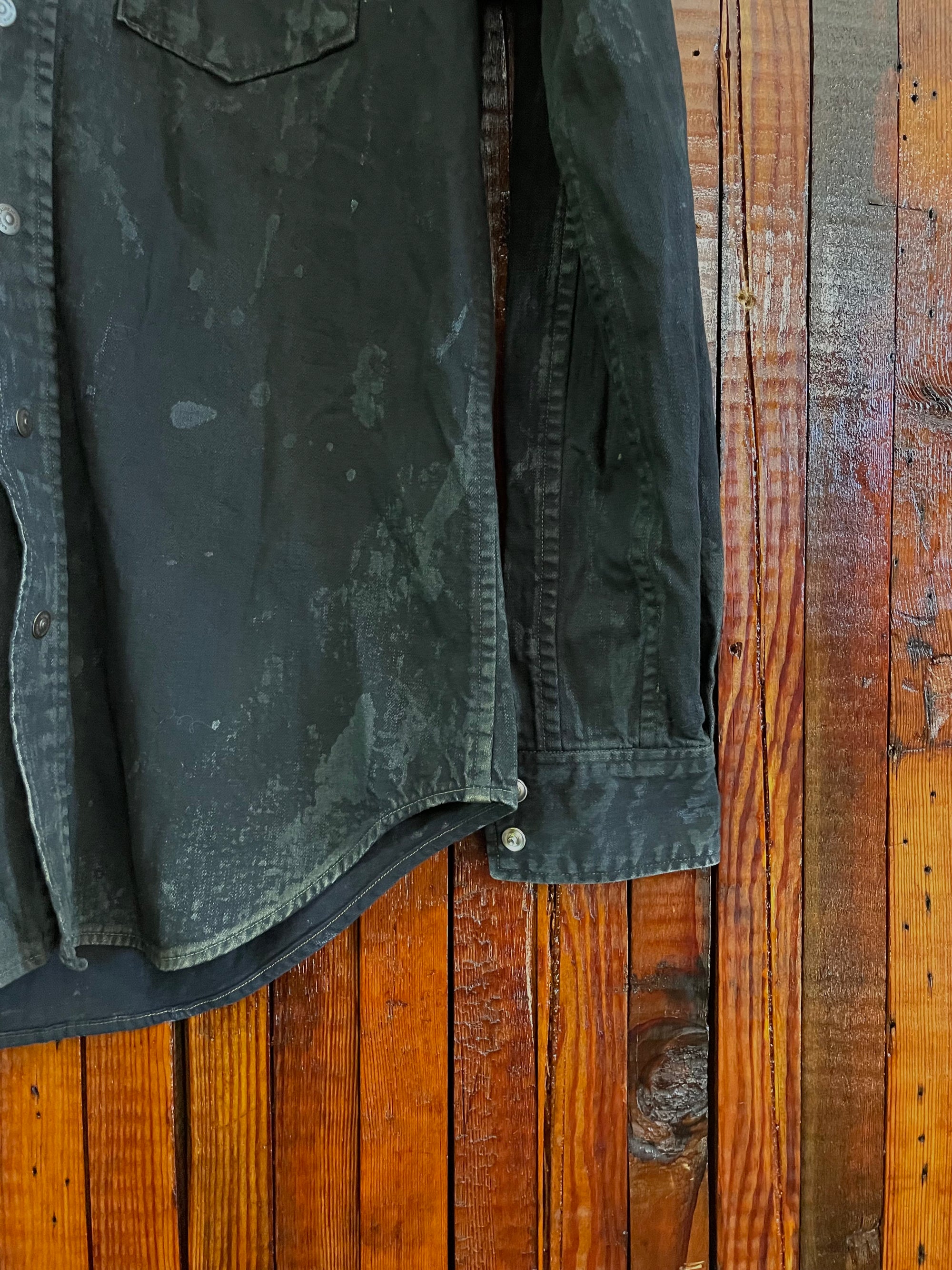 Saint Laurent Oil Stain button-up Shirt