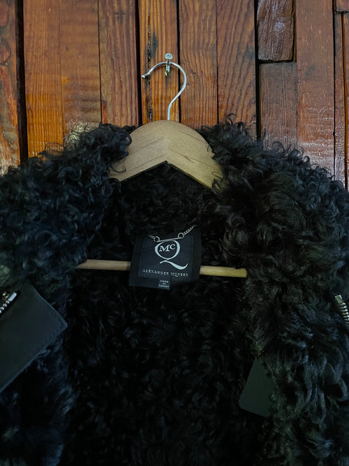 Alexander McQueen Lamb Skin Trenchcoat