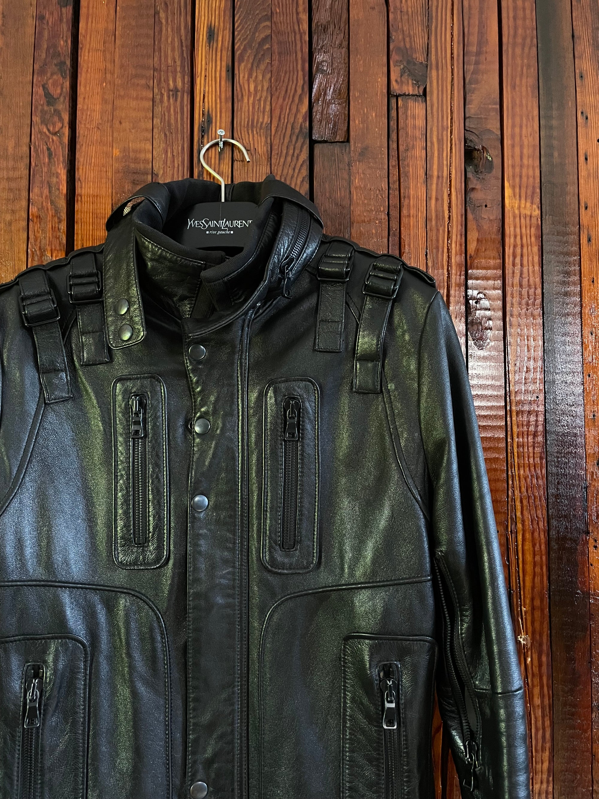 Balmain Leather Biker Jacket