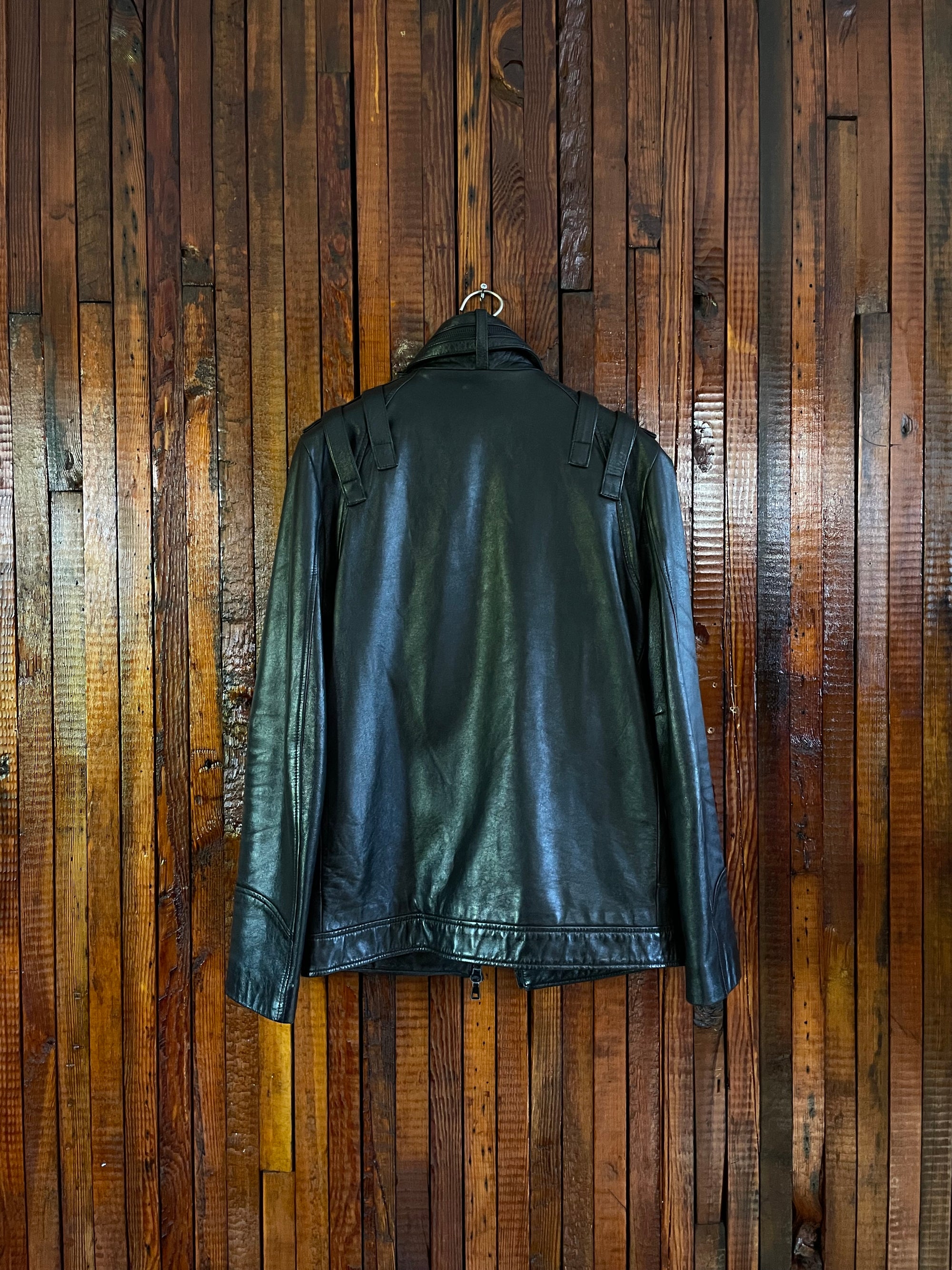 Balmain Leather Biker Jacket