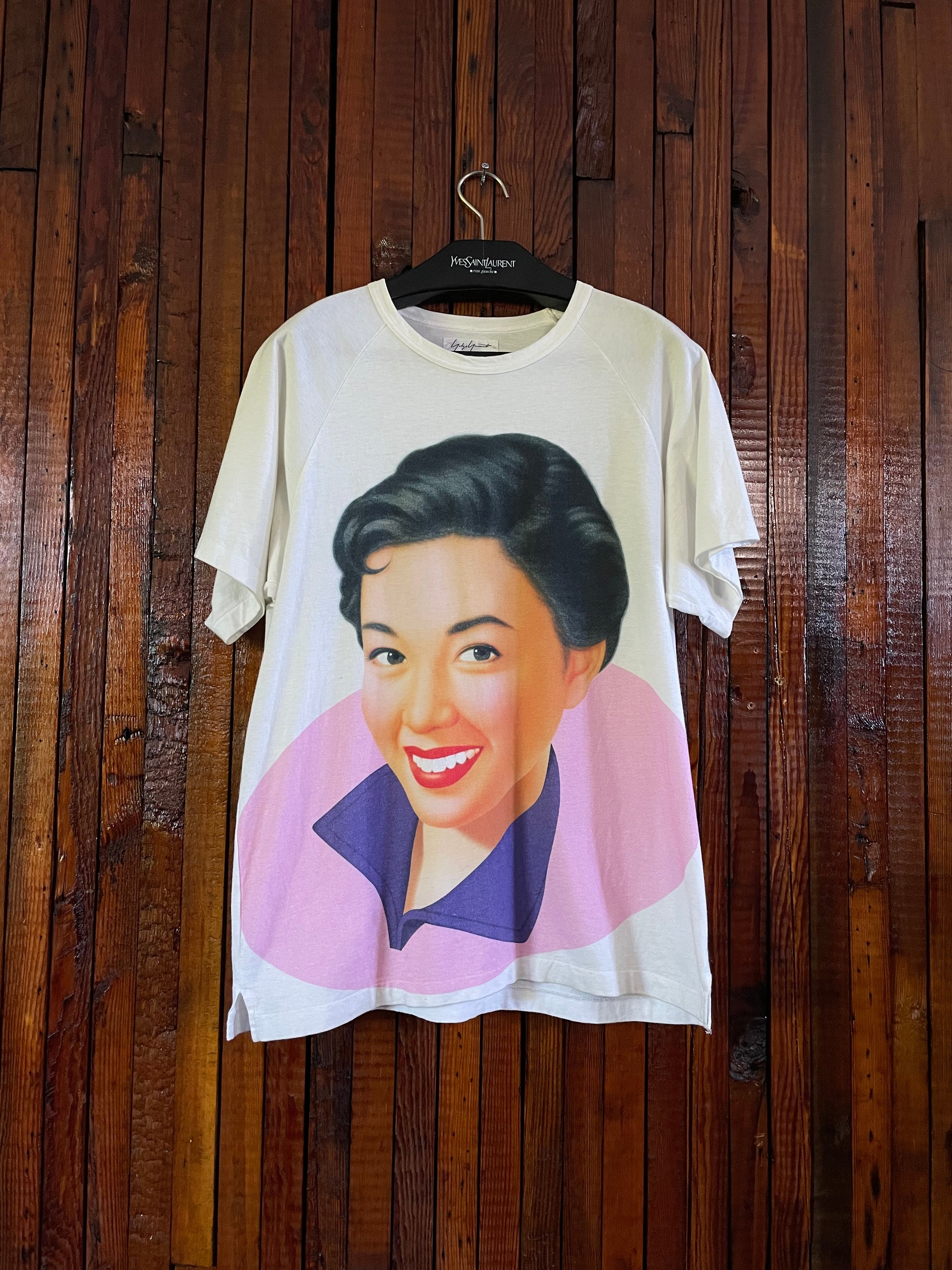 Yohji Yamamoto White Ss02 Saeko Tsuemura t shirt