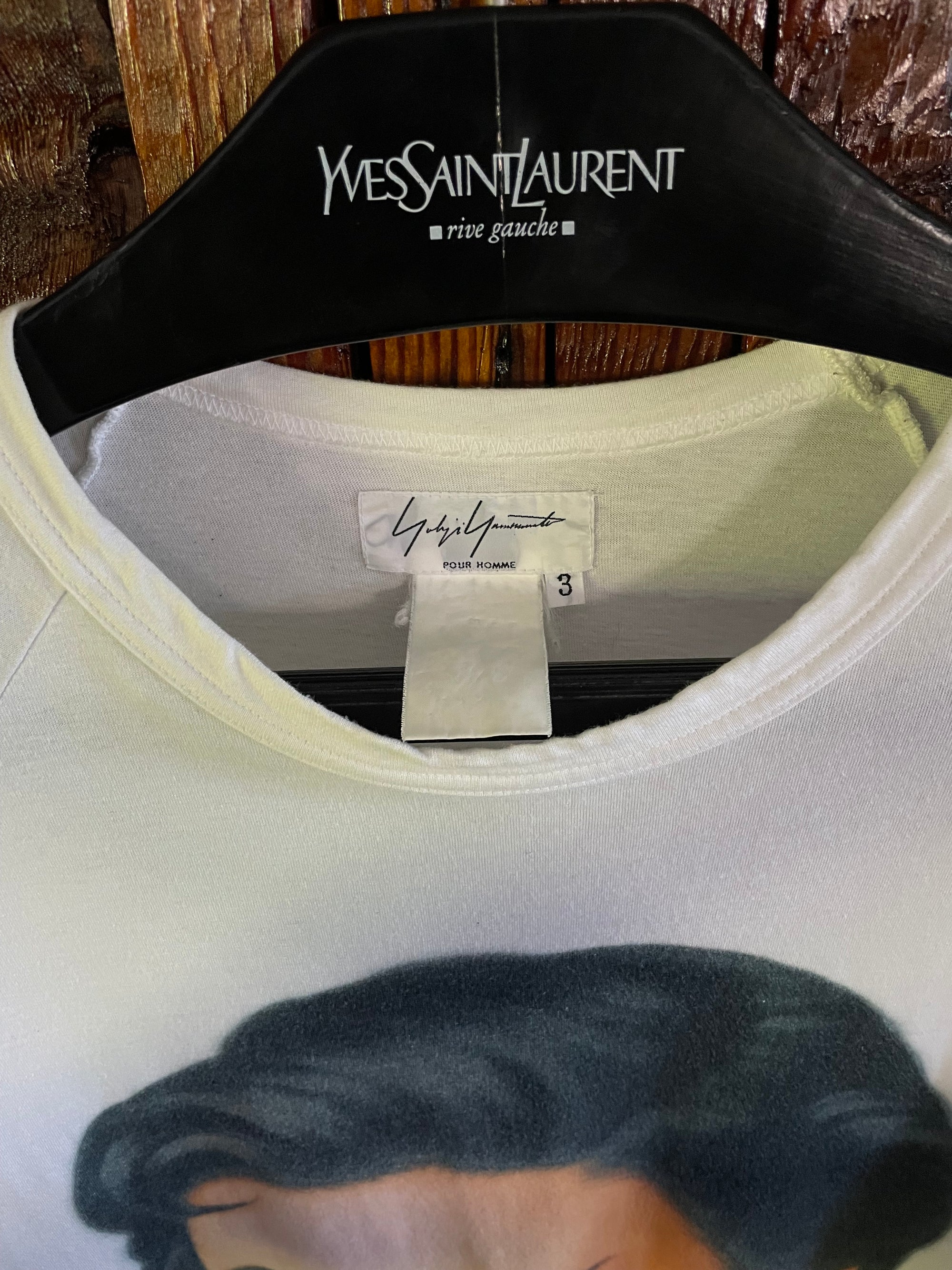 Yohji Yamamoto White Ss02 Saeko Tsuemura t shirt