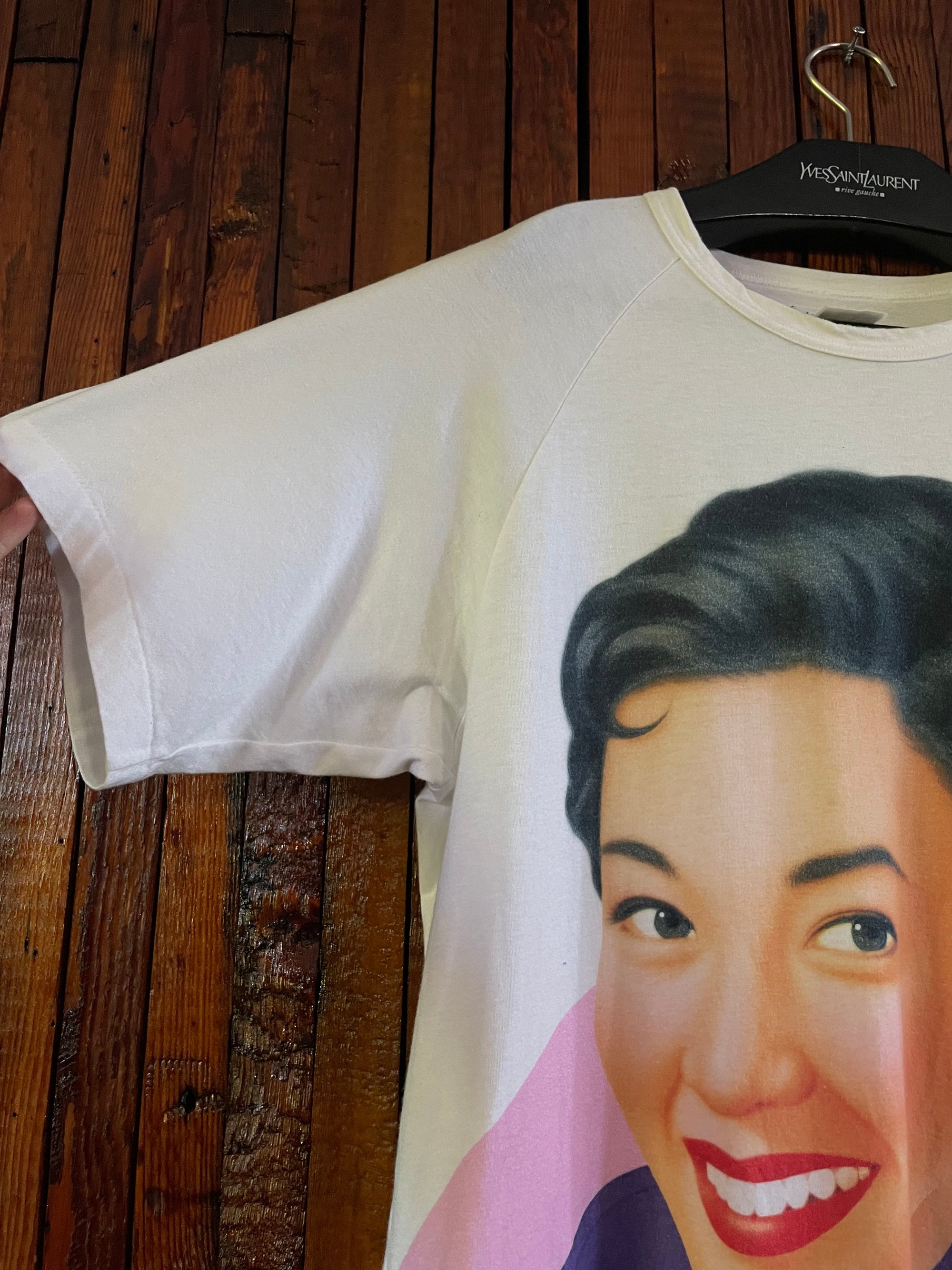 Yohji Yamamoto White Ss02 Saeko Tsuemura t shirt