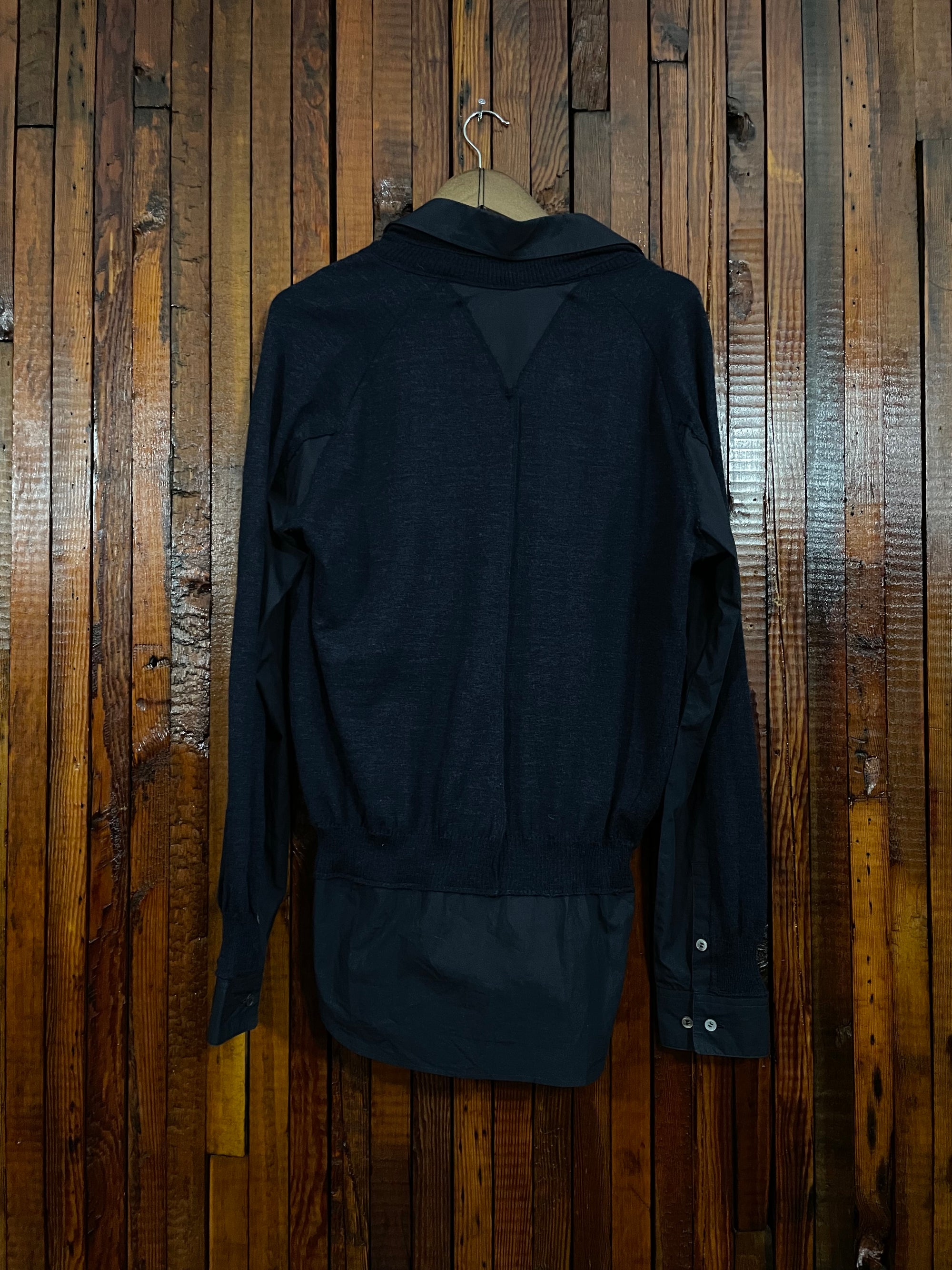 Undercover Aw05 hybrid button-up sweater