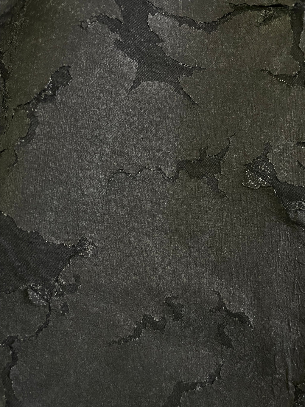 Givenchy Distressed Waxed Jeans