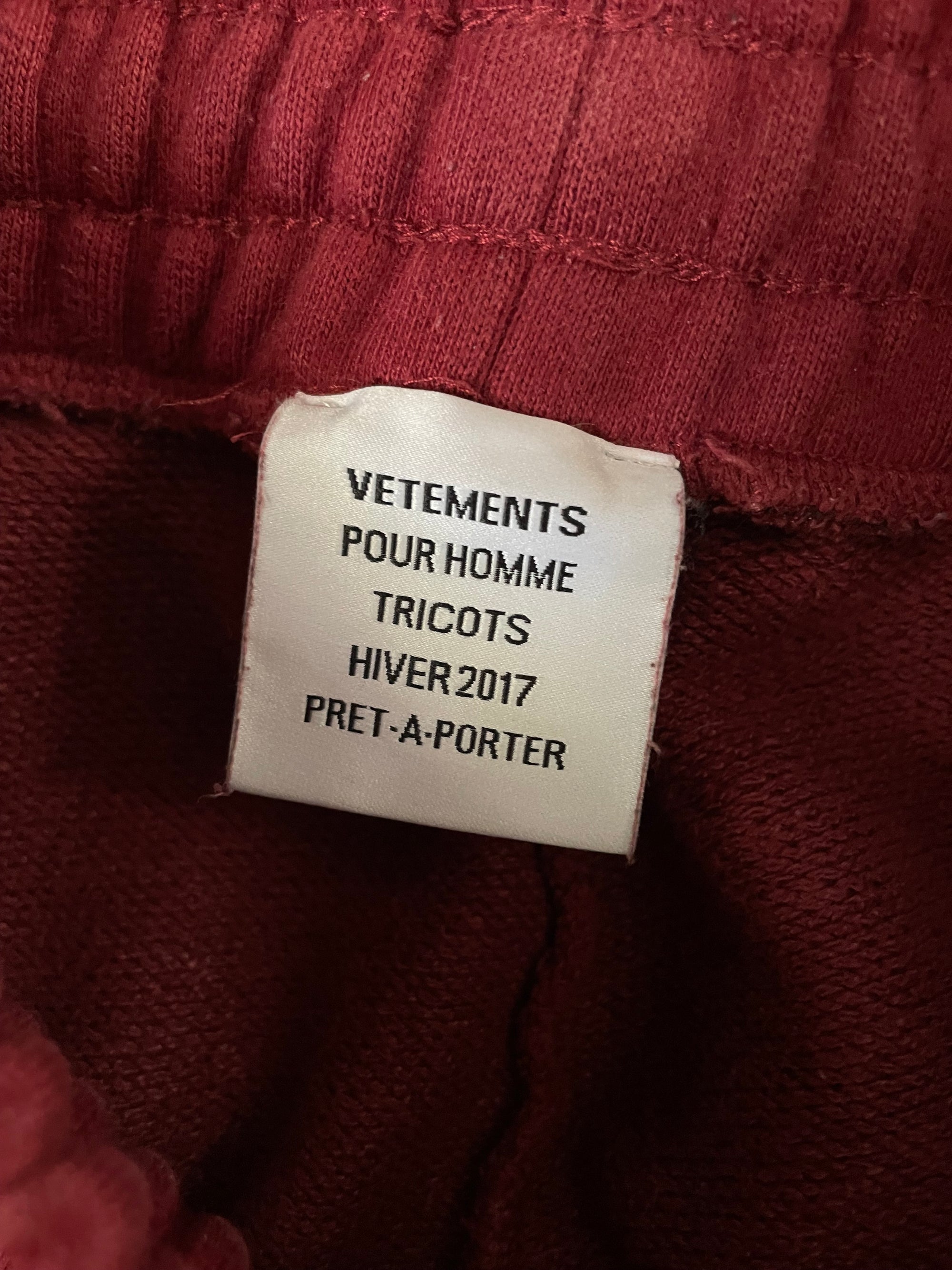 Vetements 2017 Gun Club Sweats