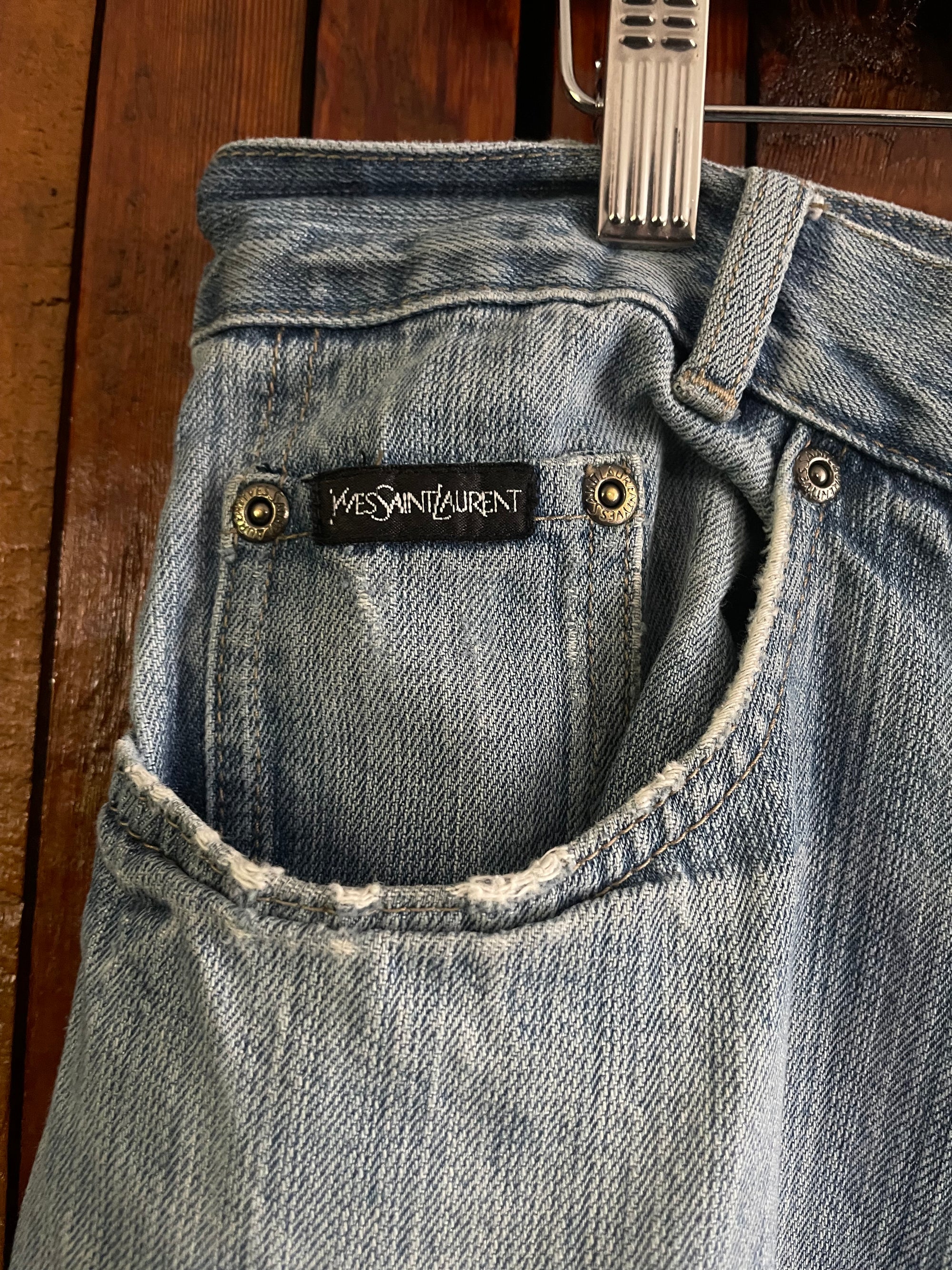 Vintage YSL Homme Jeans