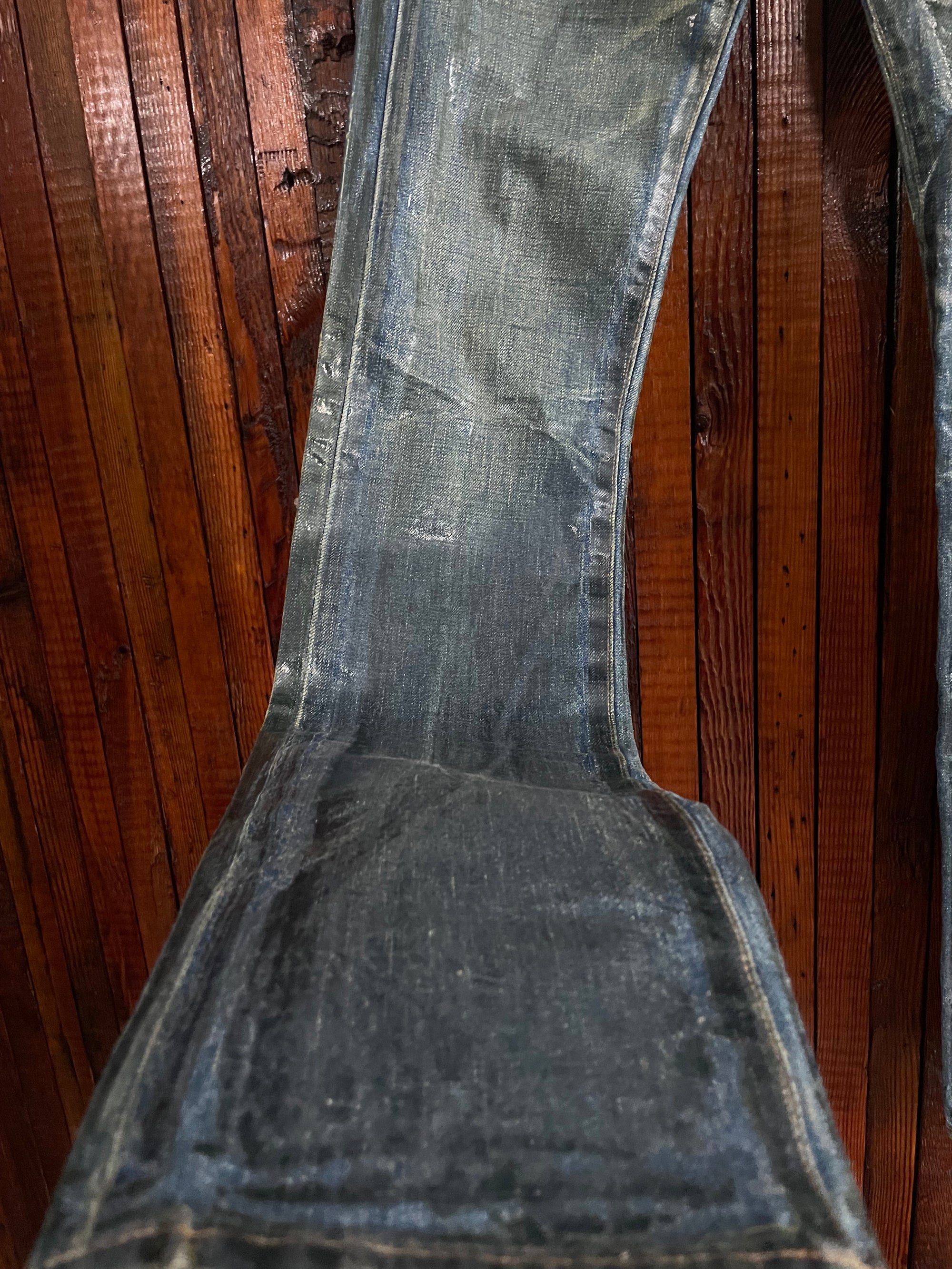 Aw03 Green Wax Blue “Luster” Denim