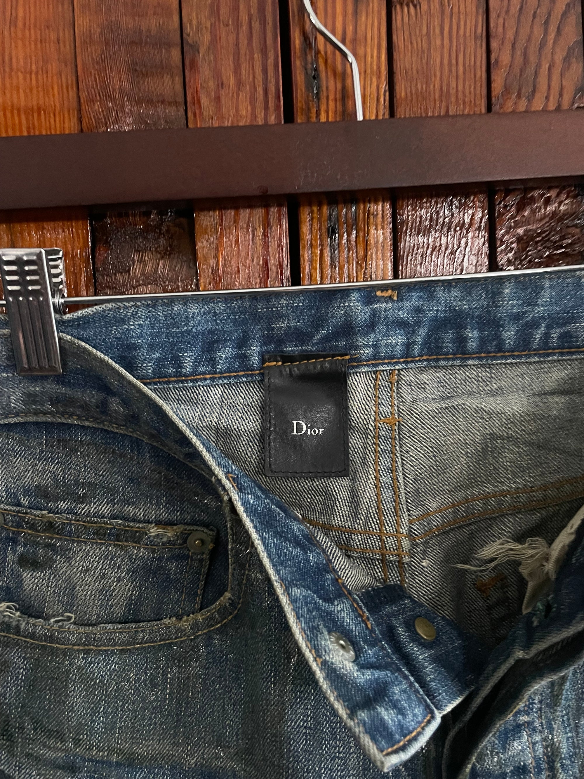 Aw03 Green Wax Blue “Luster” Denim