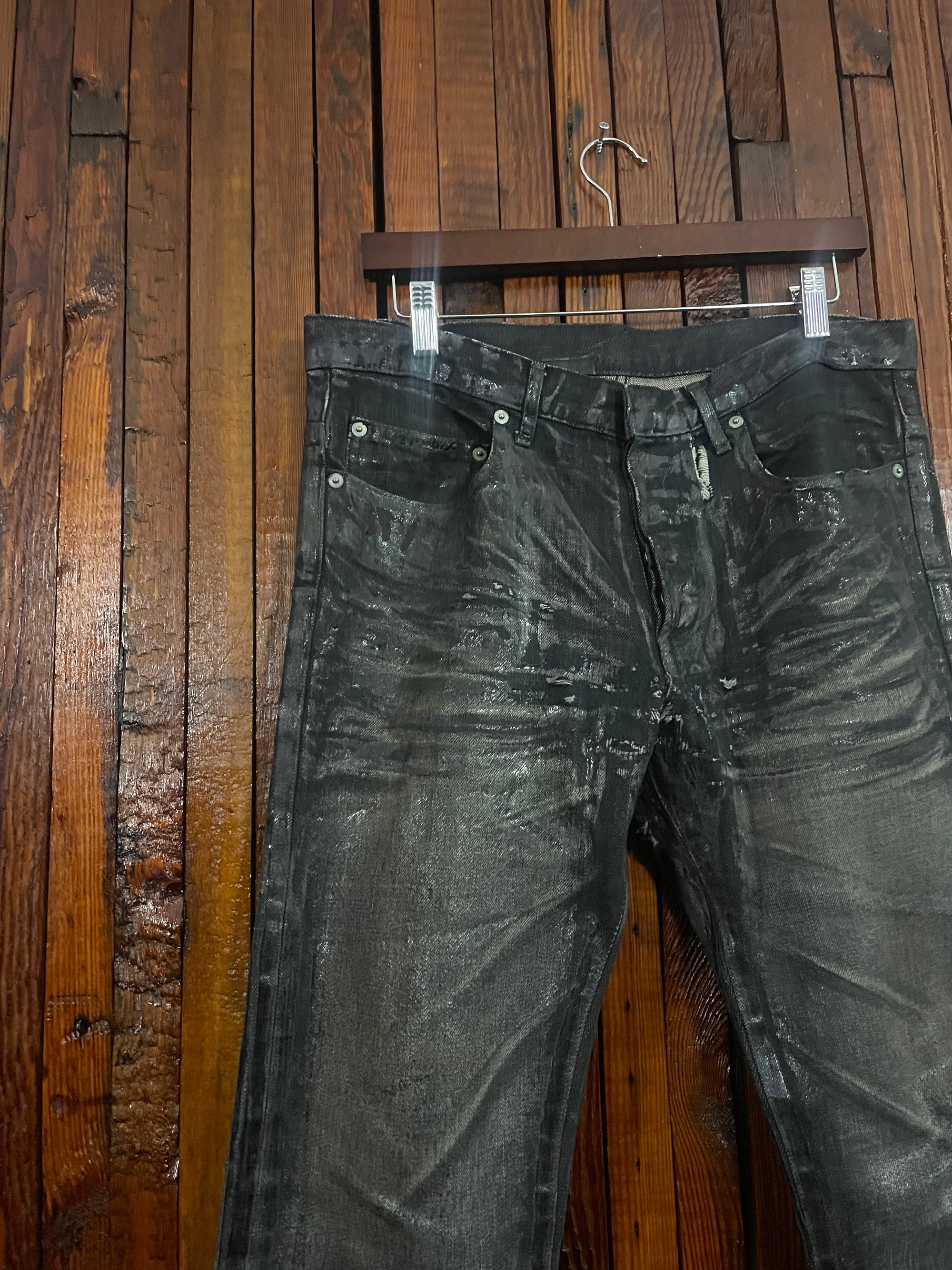 Aw03 black luster denim