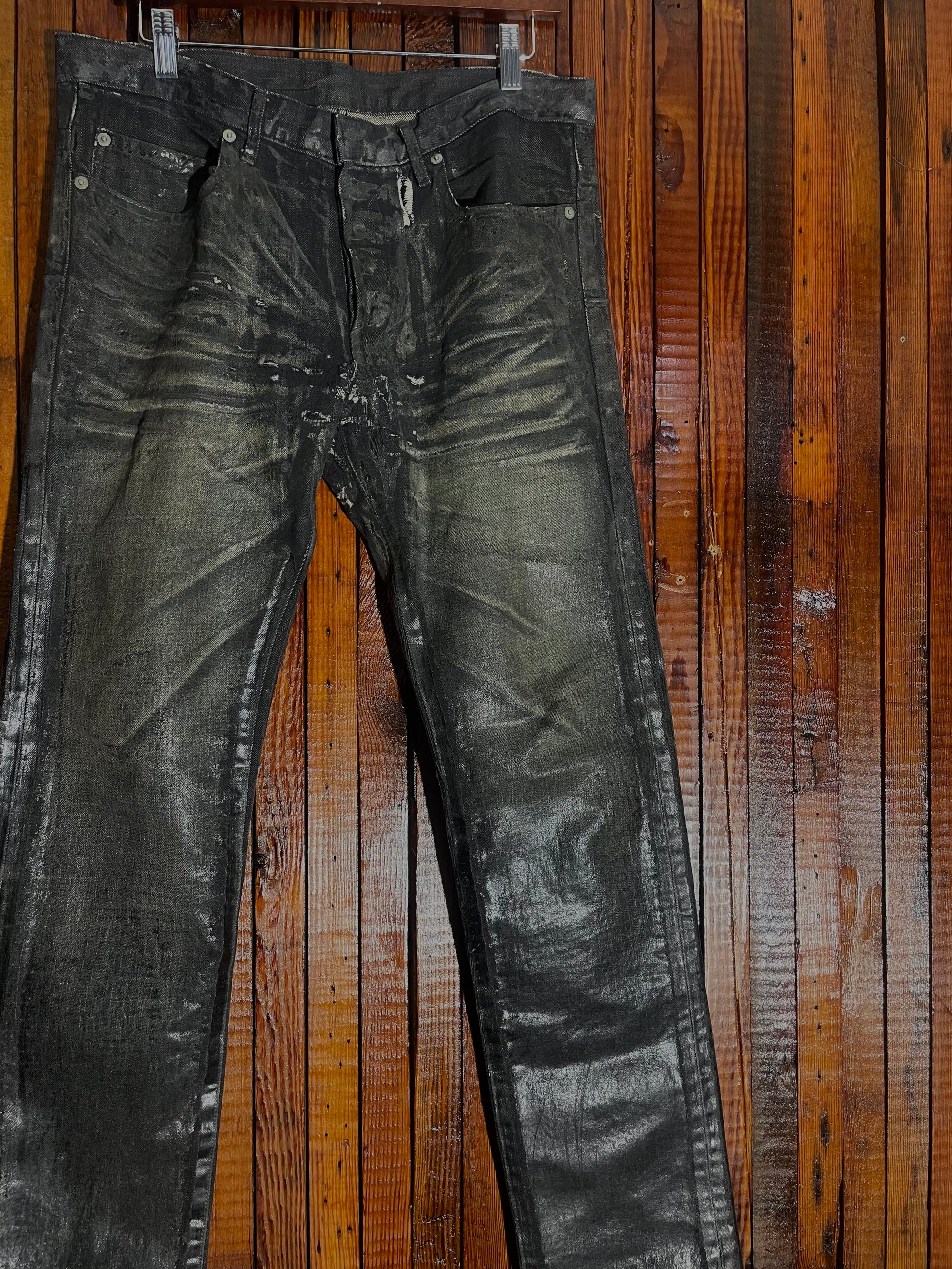 Aw03 black luster denim