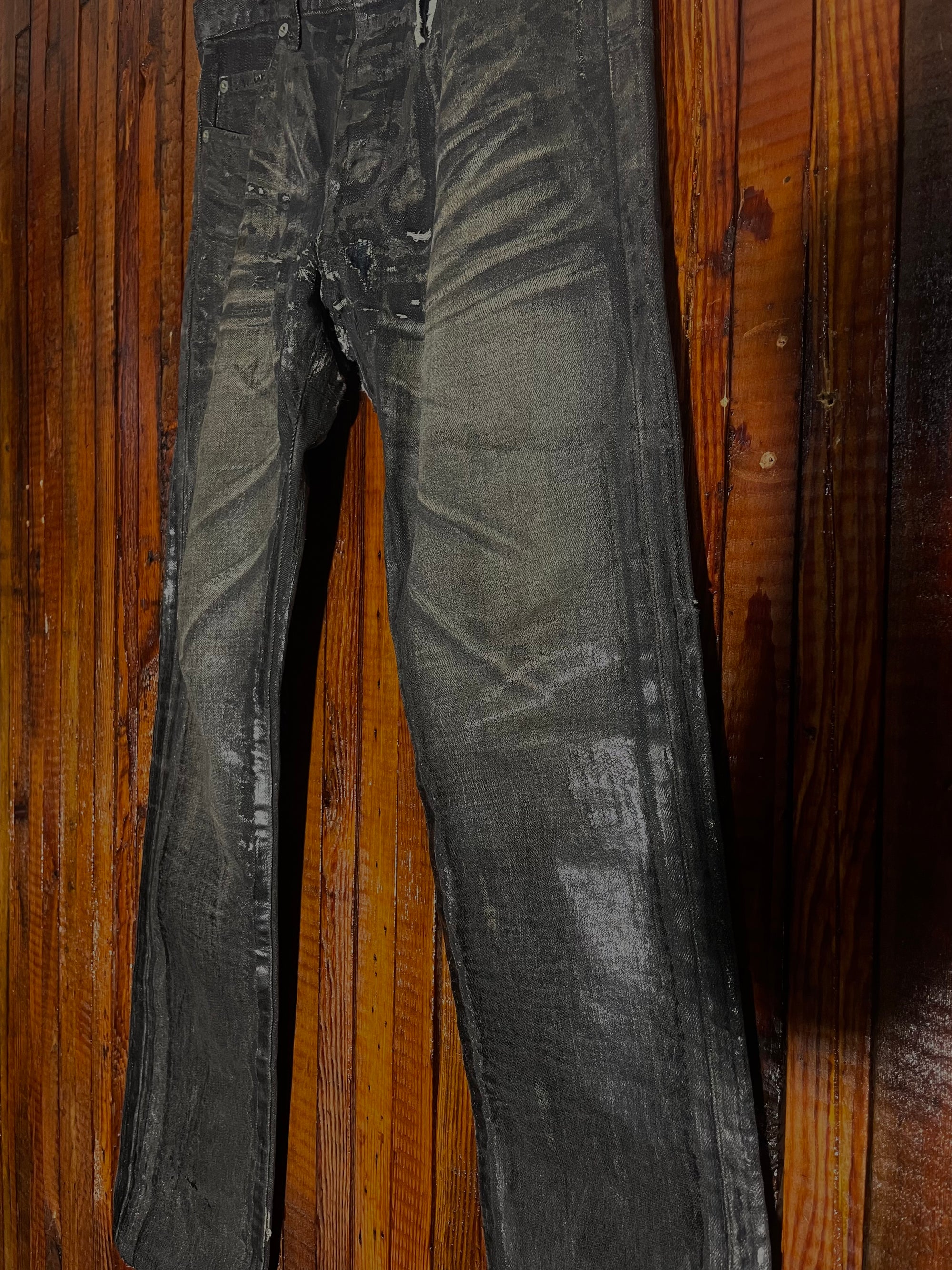 Aw03 black luster denim
