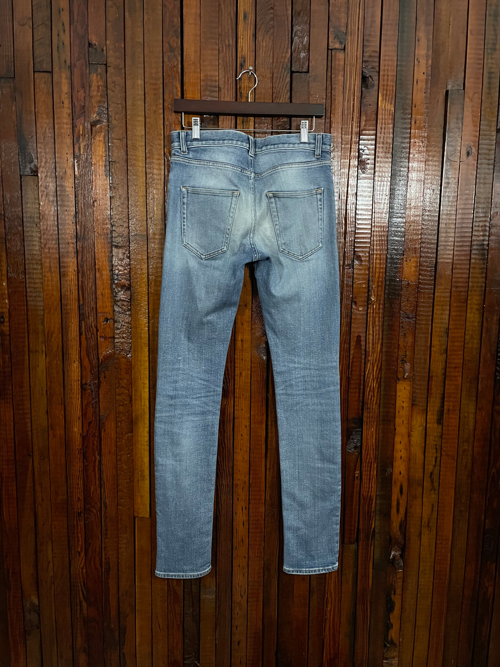 Saint Laurent Paris skinny blue jeans