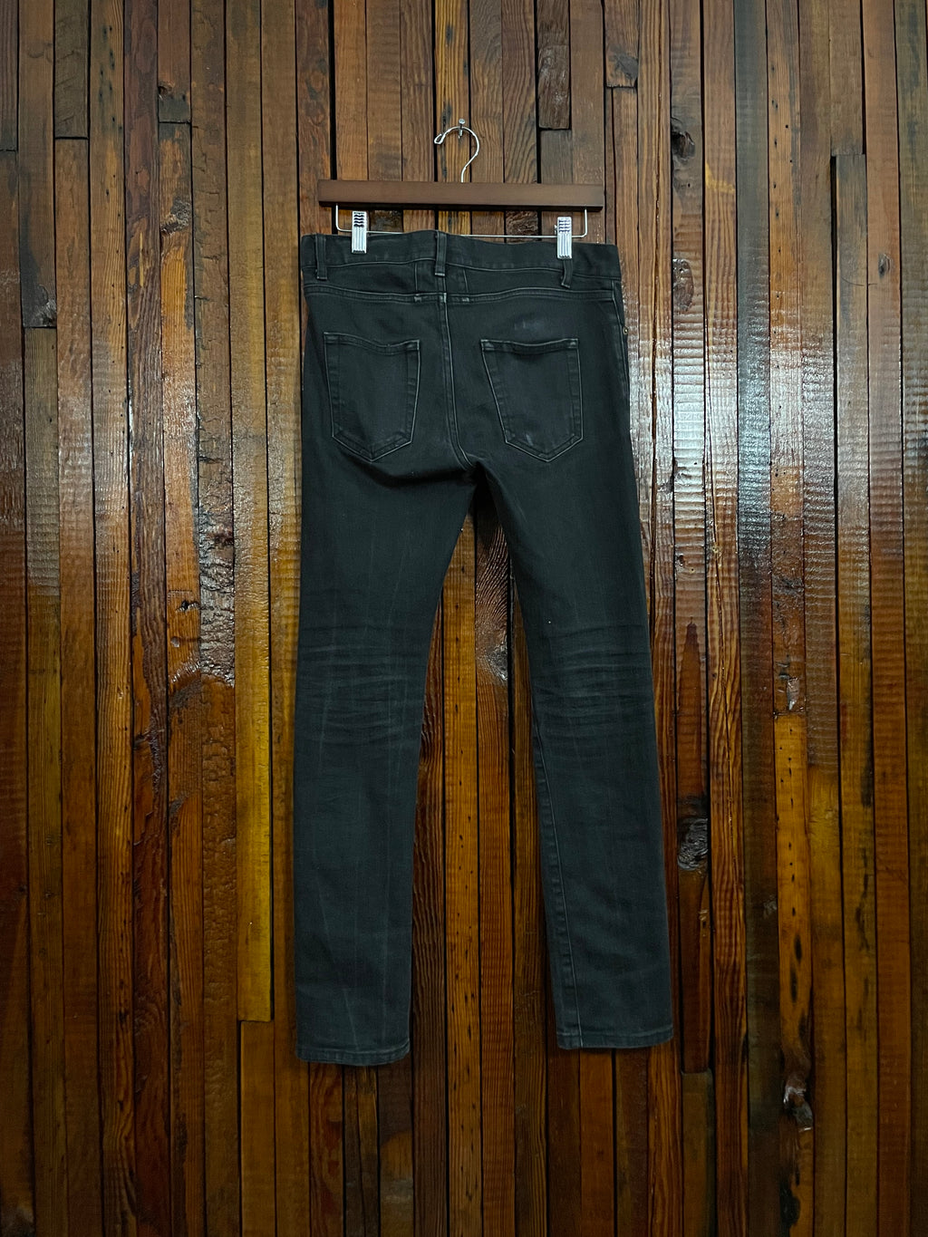 2015 Saint Laurent knife cut denim