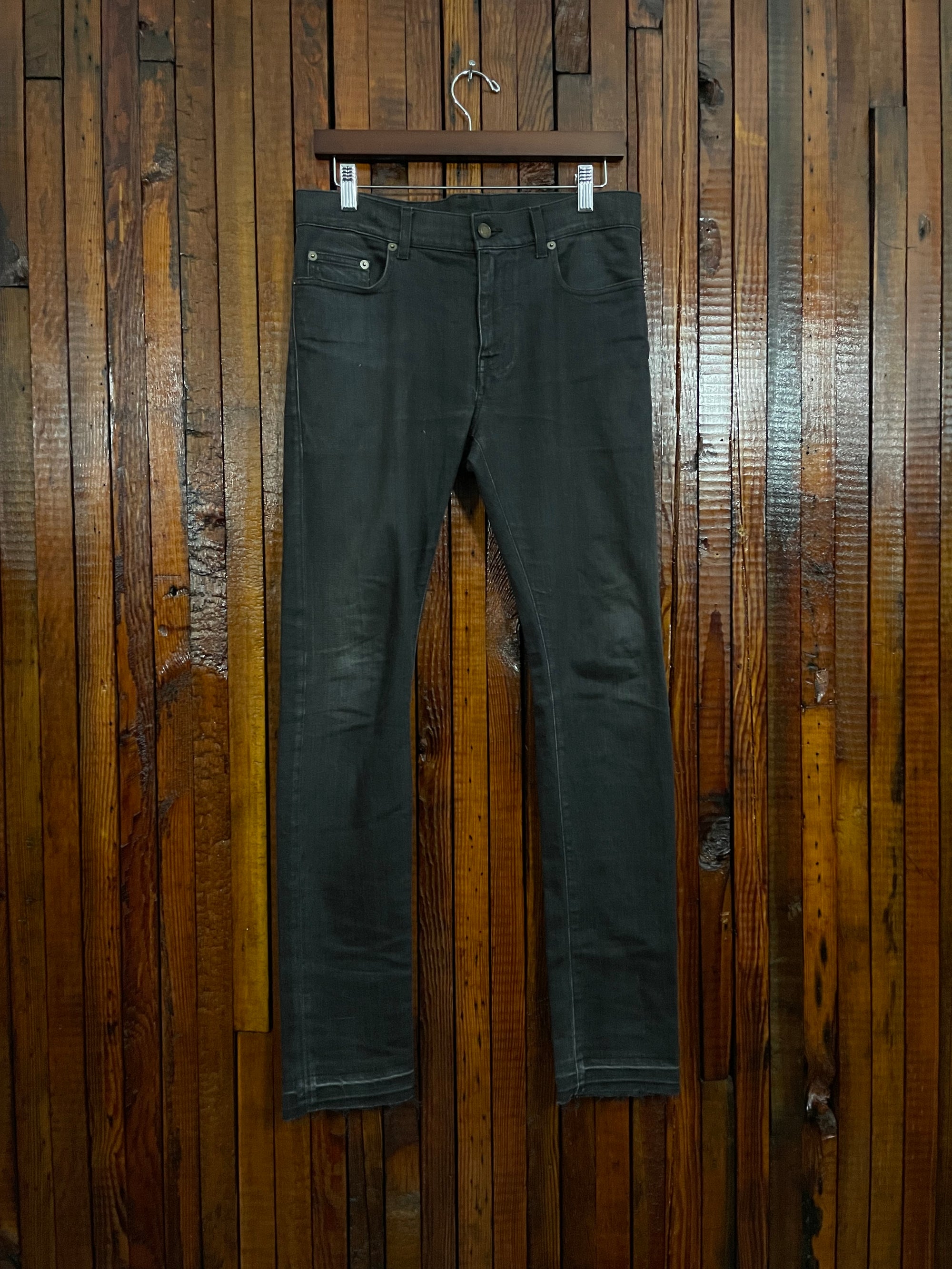 Saint Laurent Grey Skinny Denim