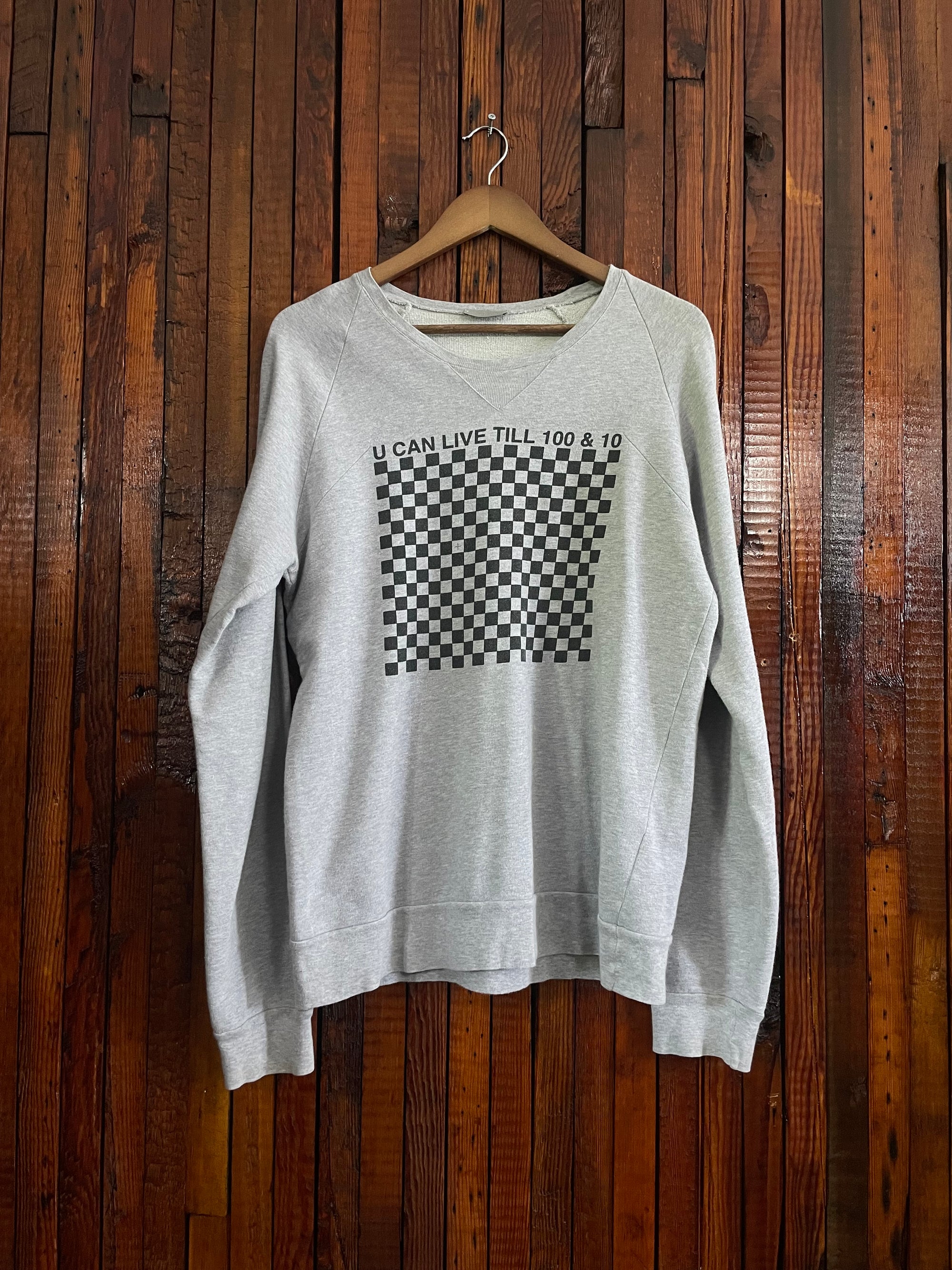 Dior homme “U can live till 100 & 10” Japan exclusive crew neck