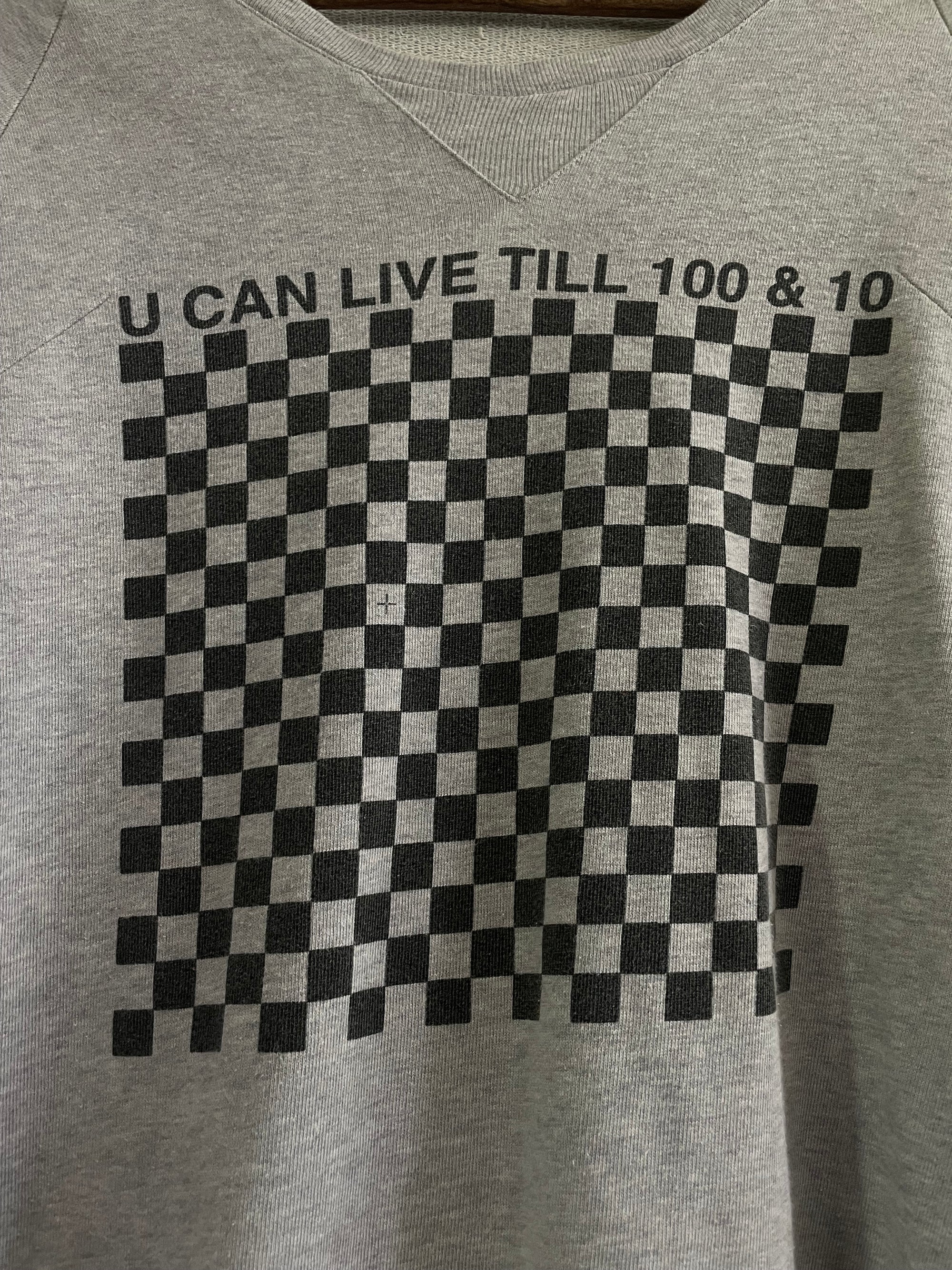 Dior homme “U can live till 100 & 10” Japan exclusive crew neck