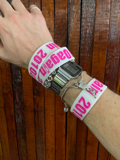 2010 again rubber bracelet