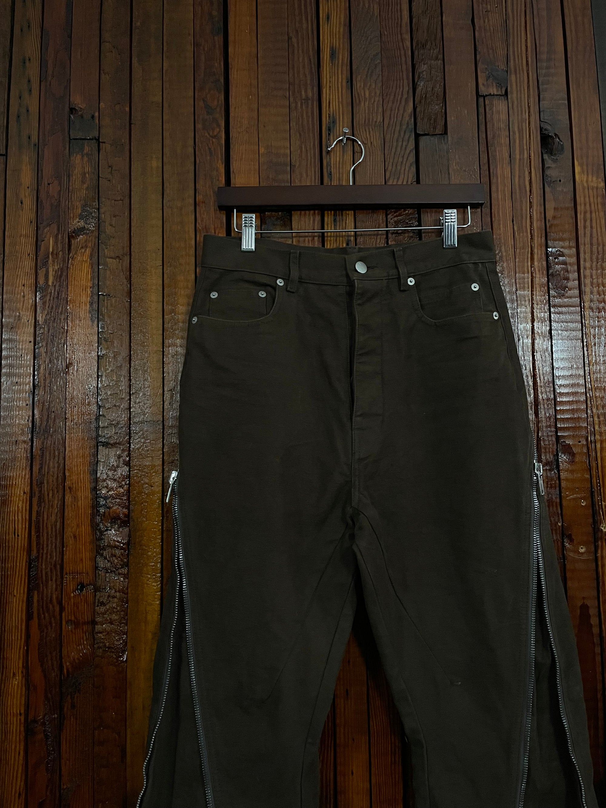 Rick Owen’s “brown suede” Bolan bananas
