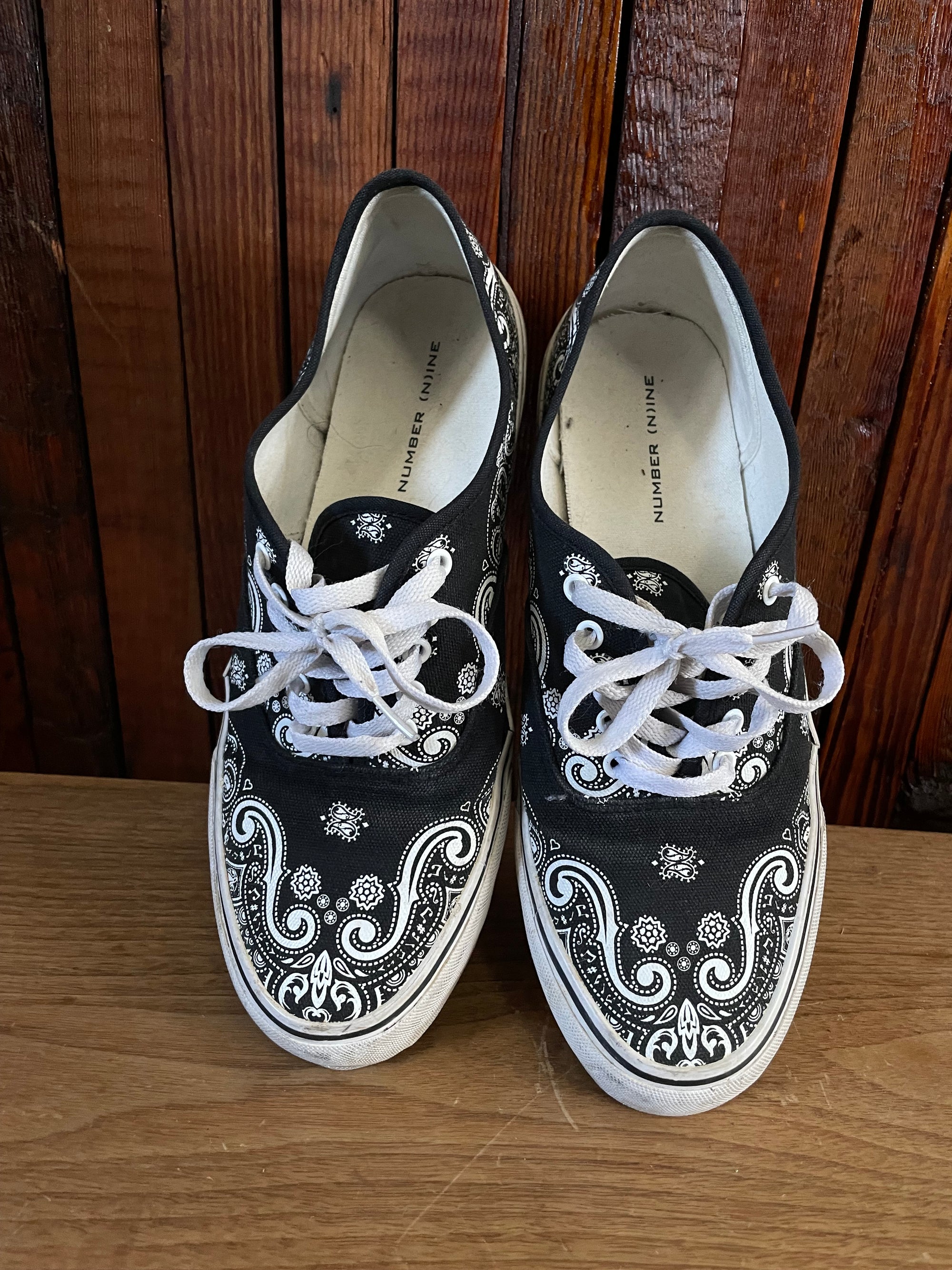 Number (N)ine Paisley Vans