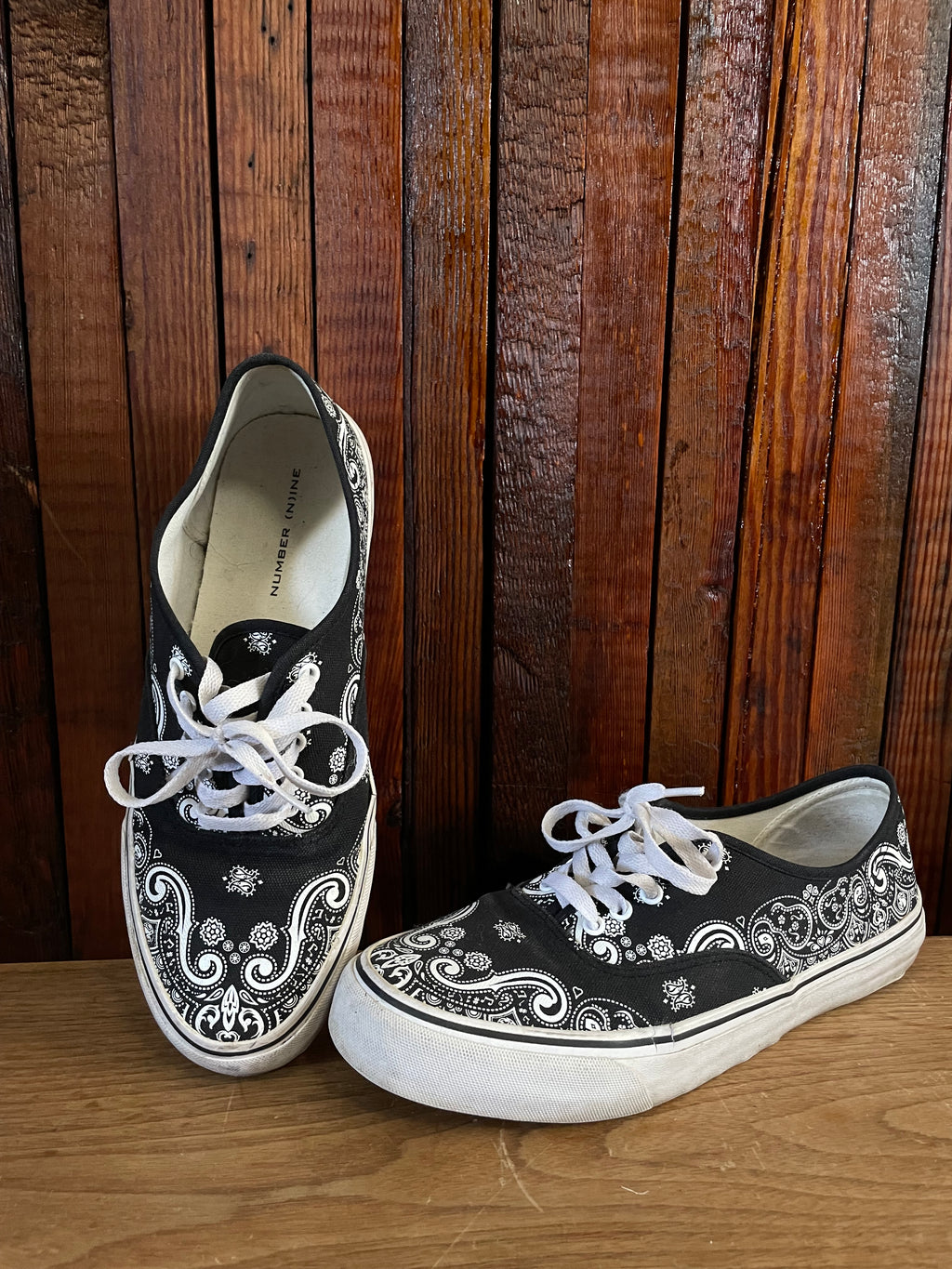 Number (N)ine Paisley Vans